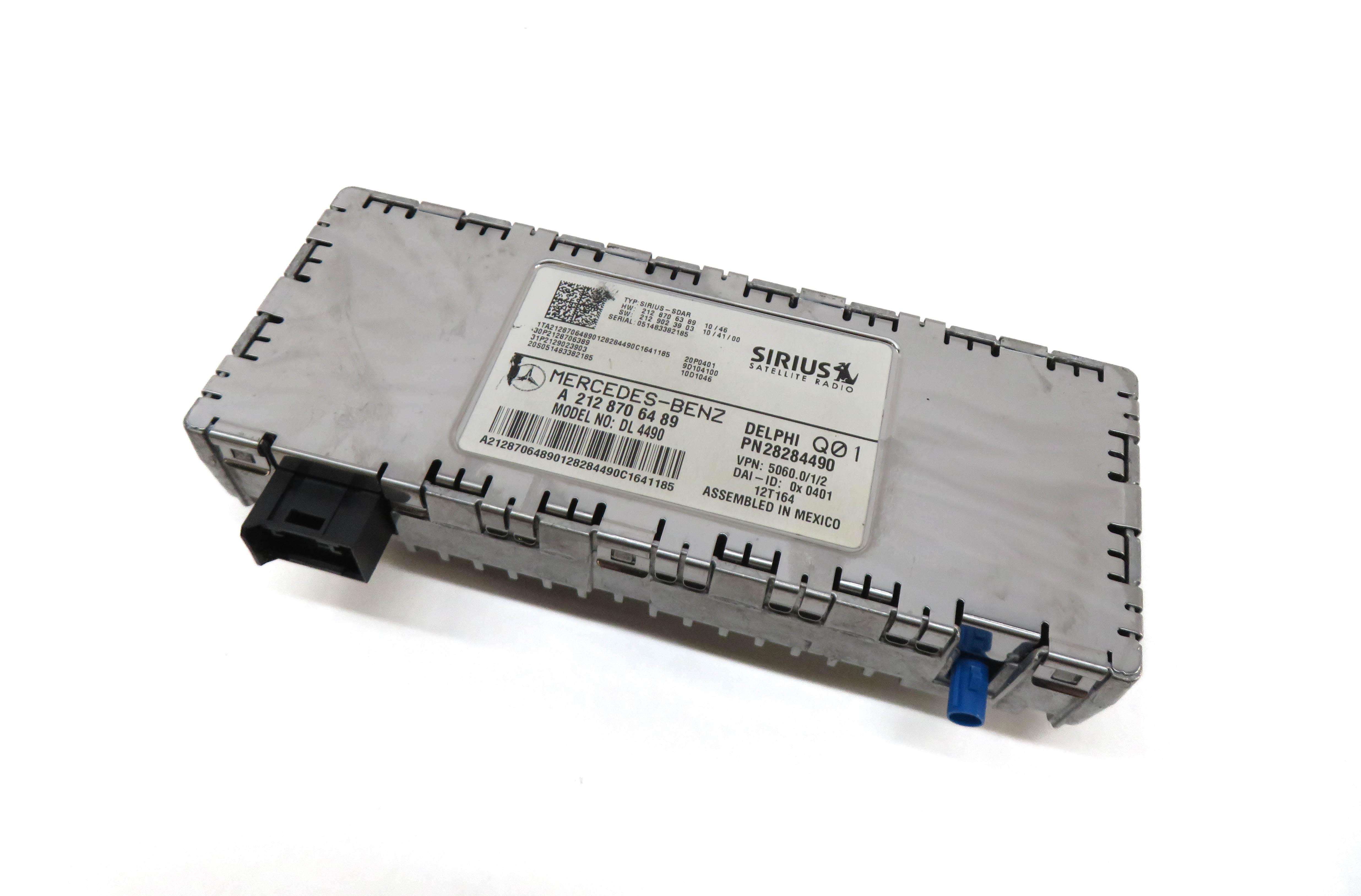 2010-2016 MERCEDES B C E ML SL CLS (W204 W166 W212 X204) SIRIUS SATELLITE MODULE — exact item pictured