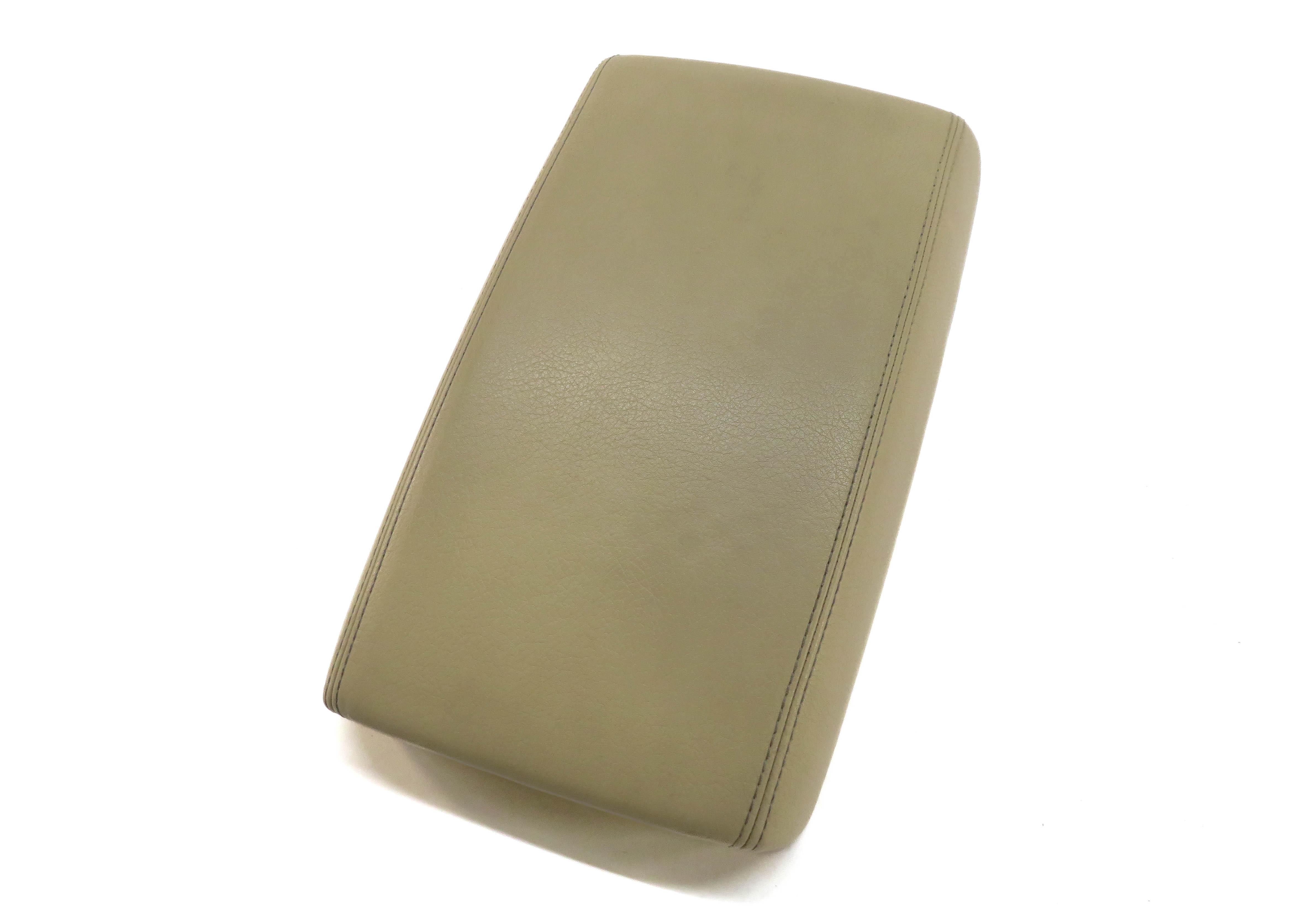 11-17 AUDI A6 A7 S6 S7 (C7 4G8) FRONT CENTER CONSOLE ARMREST LID (VELVET BIEGE) — exact item pictured