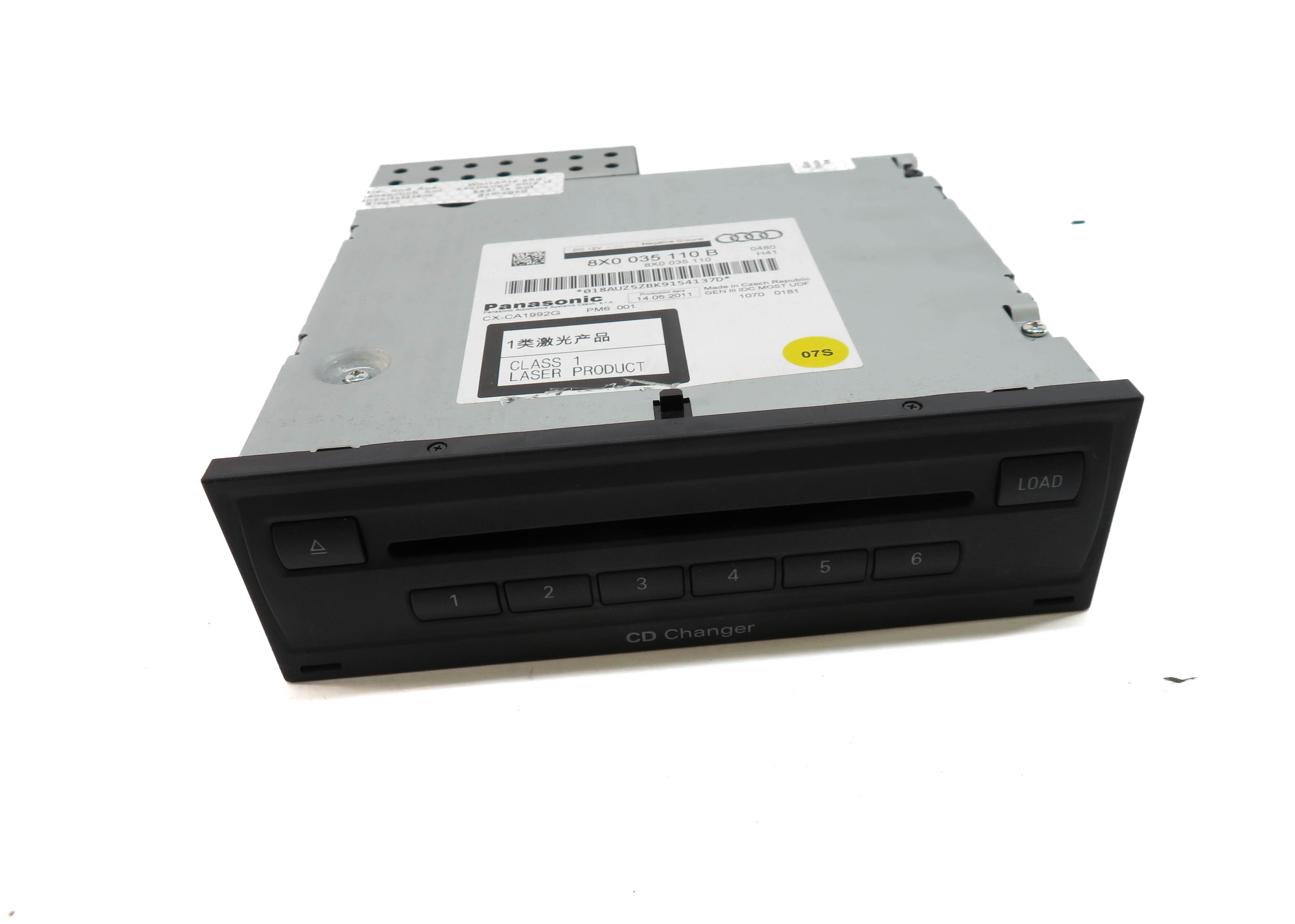 2012-2017 AUDI A5 S5 RS5 A7 S7 Q5 SQ5 (B8 8R C7 F5 4G8) STEREO 6-DISC CD CHANGER — exact item pictured