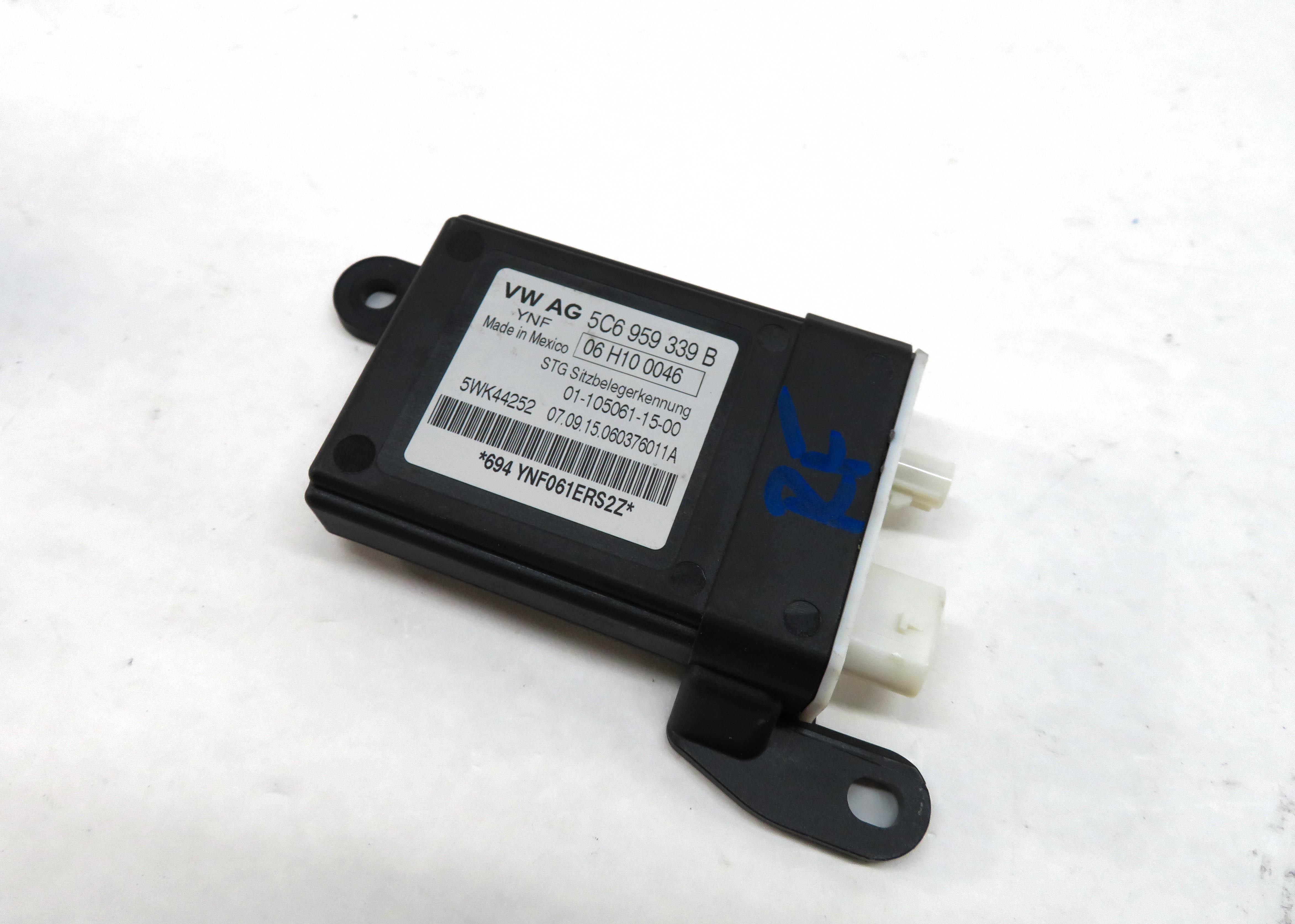 2012 AUDI A7 (C7 4G8) RIGHT FRONT PASSENGER SEAT OCCUPANCY WEIGHT SENSOR MODULE — exact item pictured