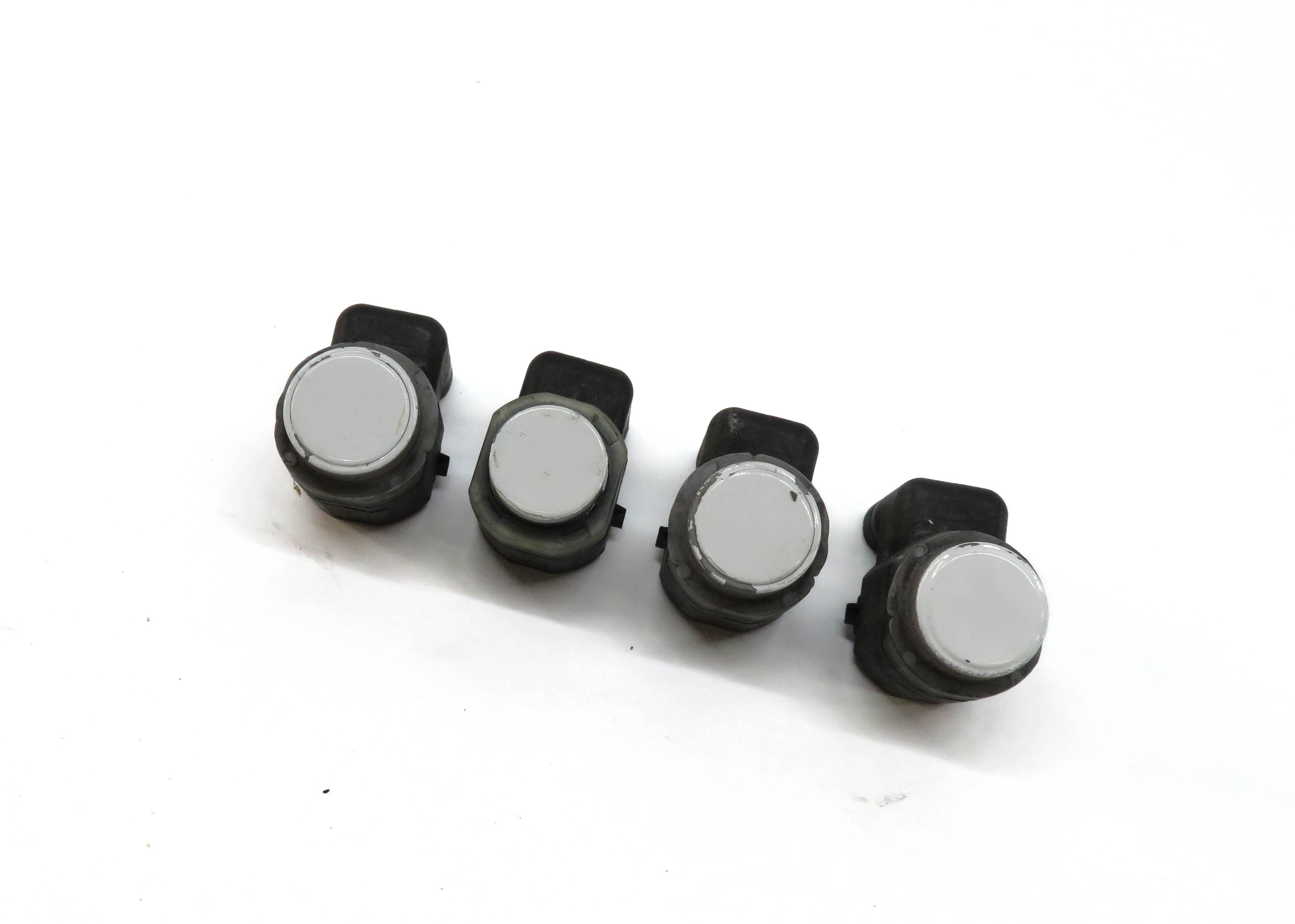2012 AUDI A7 (C7 4G8) REAR PDC PARK DISTANCE SENSOR SET-4 (IBIS WHITE T9) — exact item pictured