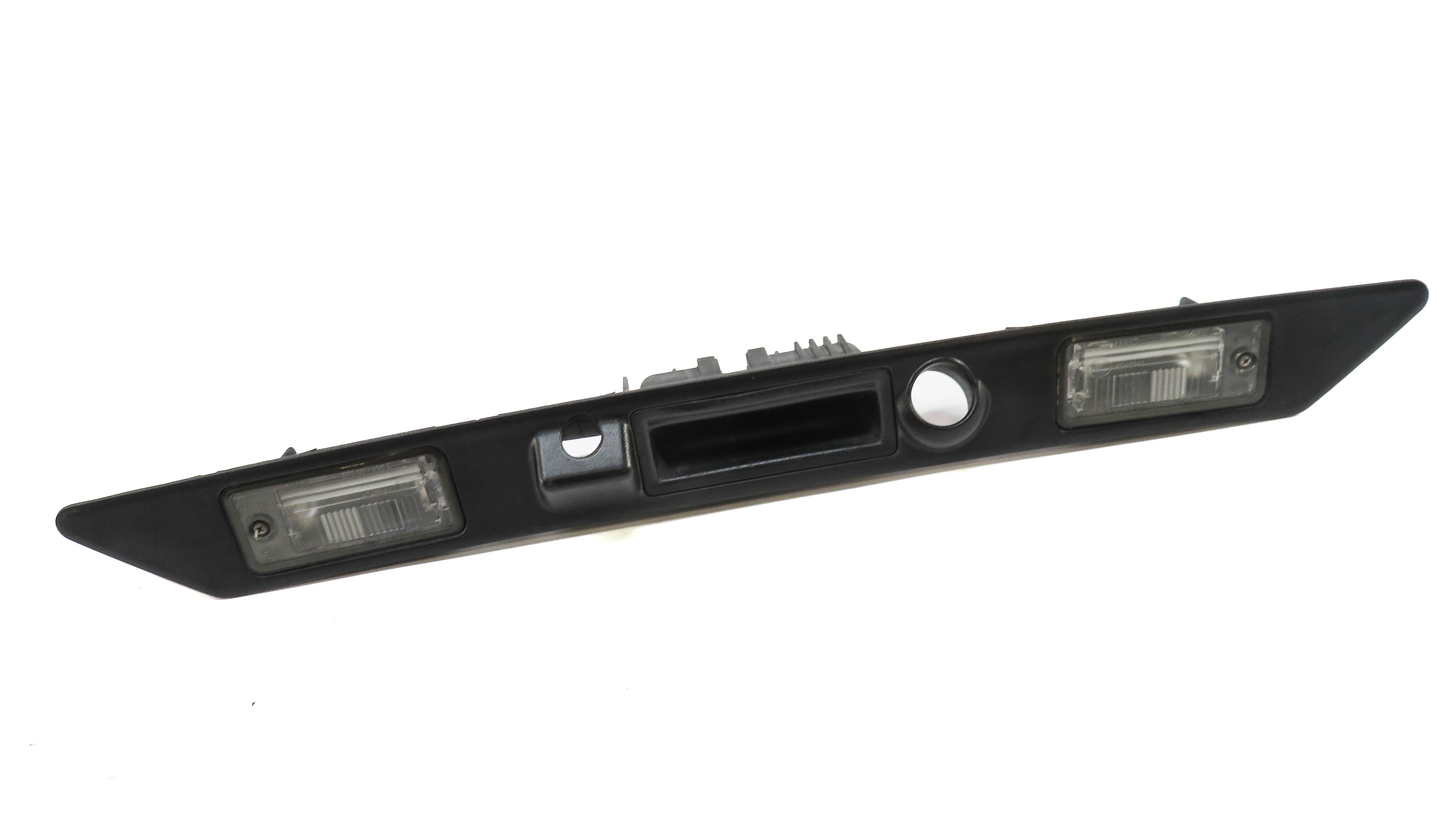 2010 AUDI A5 (B8 8T) REAR TRUNK HANDLE RELEASE HANDLE w/ LICENSE PLATE LIGHTS — exact item pictured
