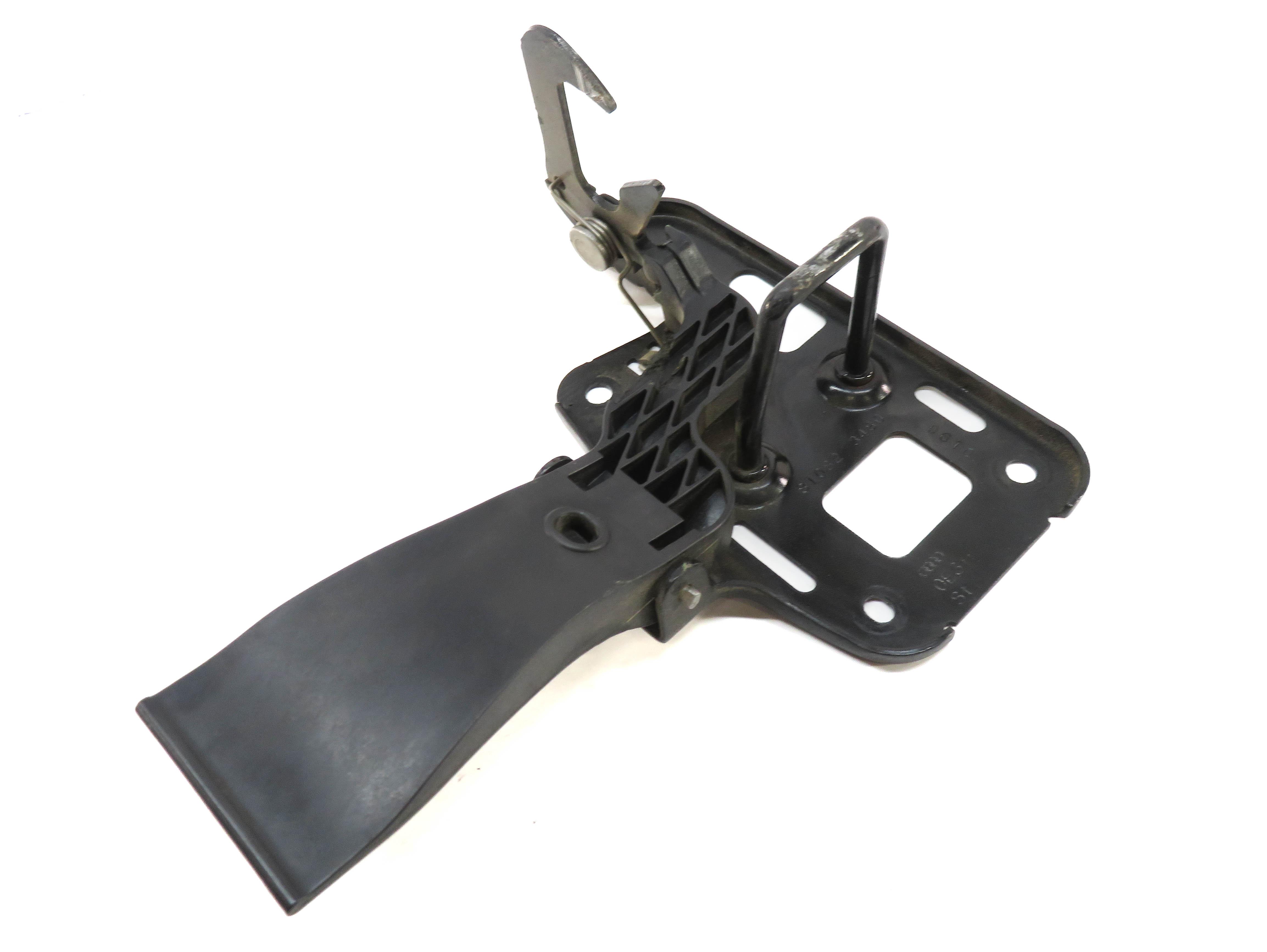 2010 AUDI A5 (B8 8T) FRONT HOOD SAFETY LATCH CATCH HOOK RELEASE LEVER — exact item pictured