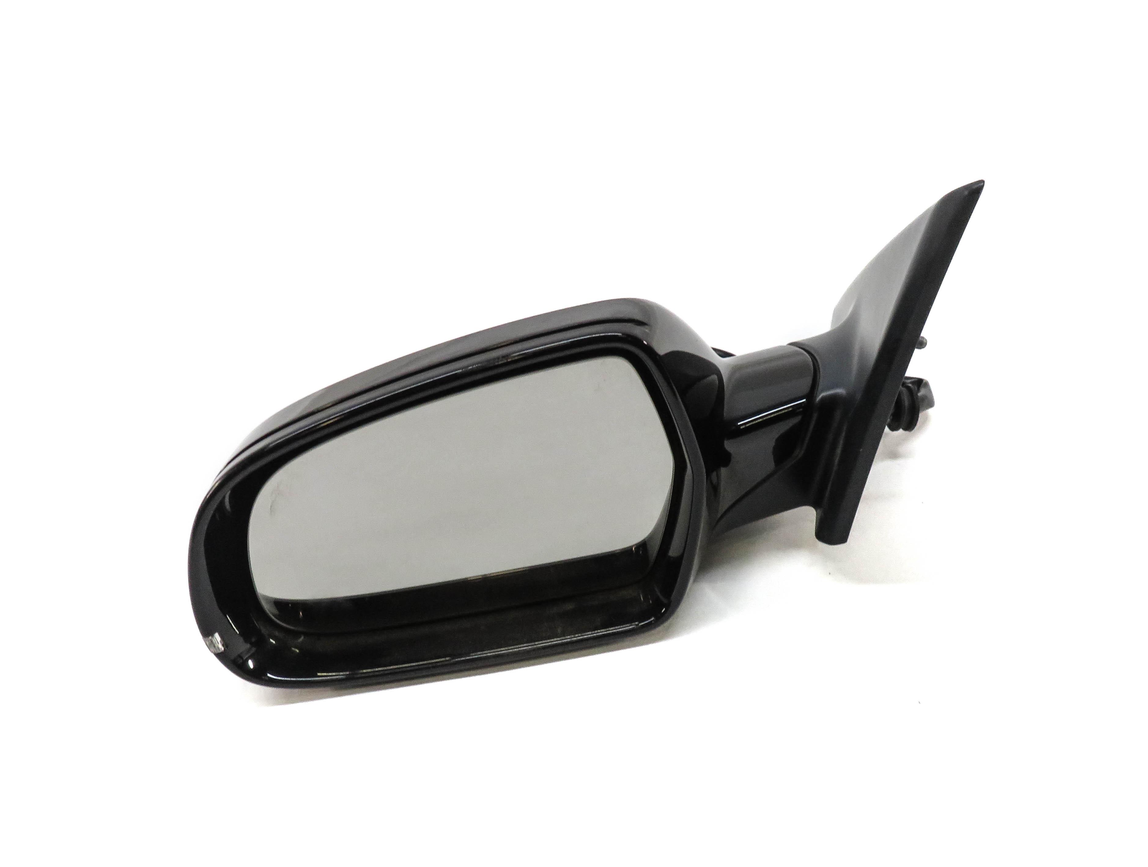 2010-2014 AUDI A5 (B8 8T) LEFT FRONT DRIVER HEATED DOOR MIRROR (BRILLIANT BLACK) — exact item pictured