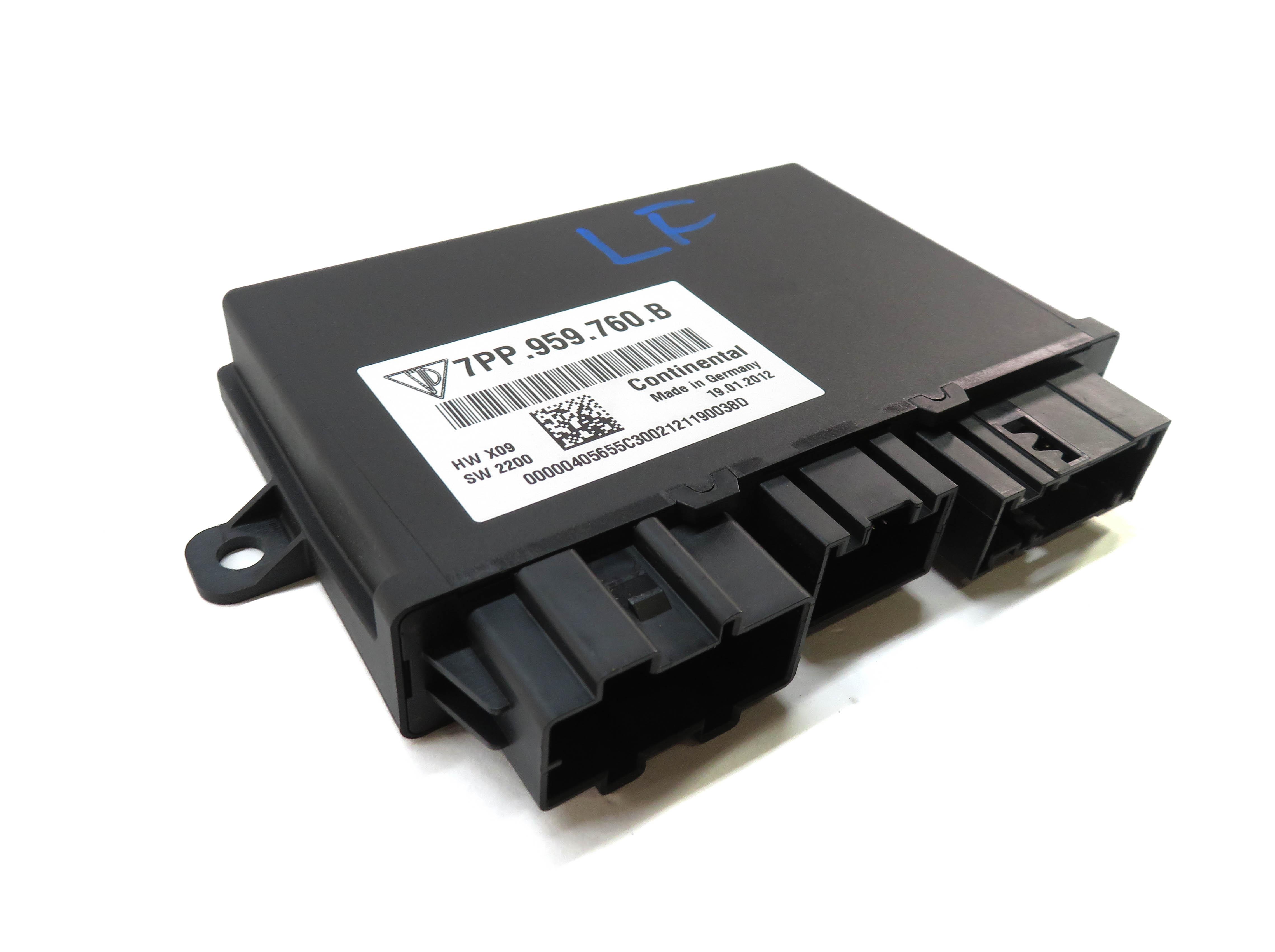 2012 PORSCHE CAYENNE (958) LEFT FRONT DRIVER SEAT CONTROL MODULE — exact item pictured