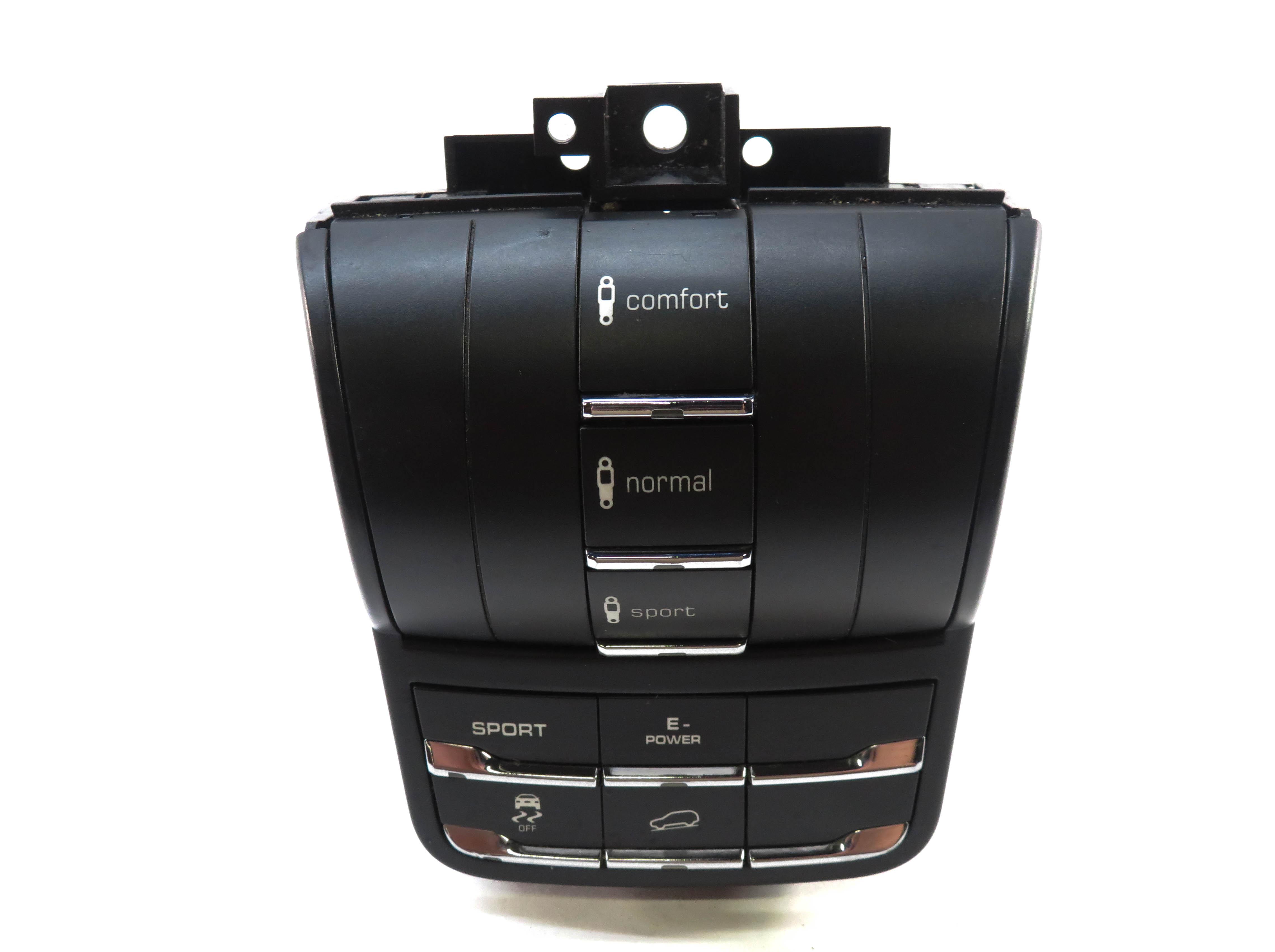 2012 PORSCHE CAYENNE HYBRID (958) SUSPENSION TERRAIN CONTROL SWITCH BUTTON — exact item pictured