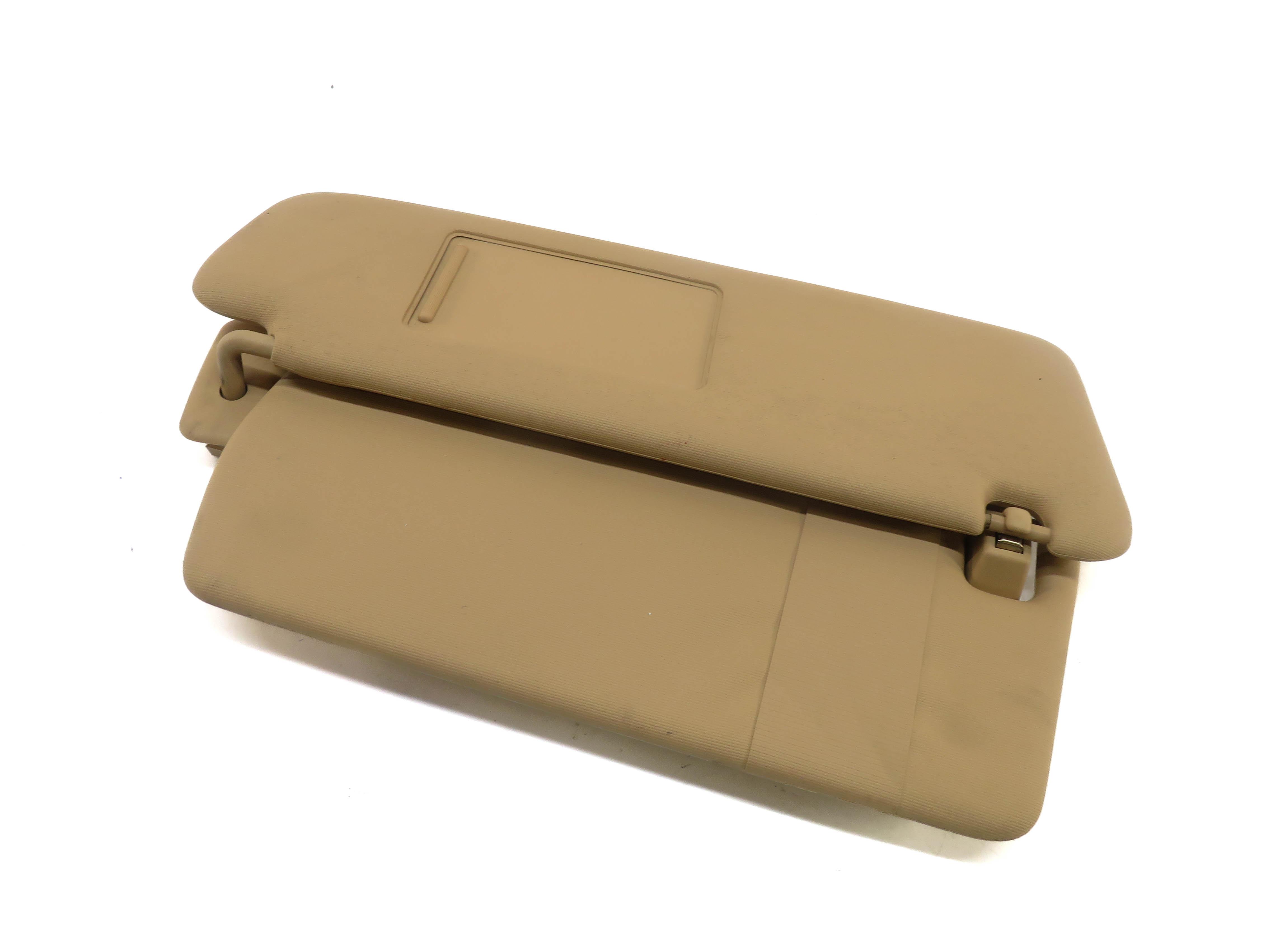 2011-2014 PORSCHE CAYENNE (958) RIGHT PASSENGER SUNVISOR SUN VISOR SHADE (BEIGE) — exact item pictured