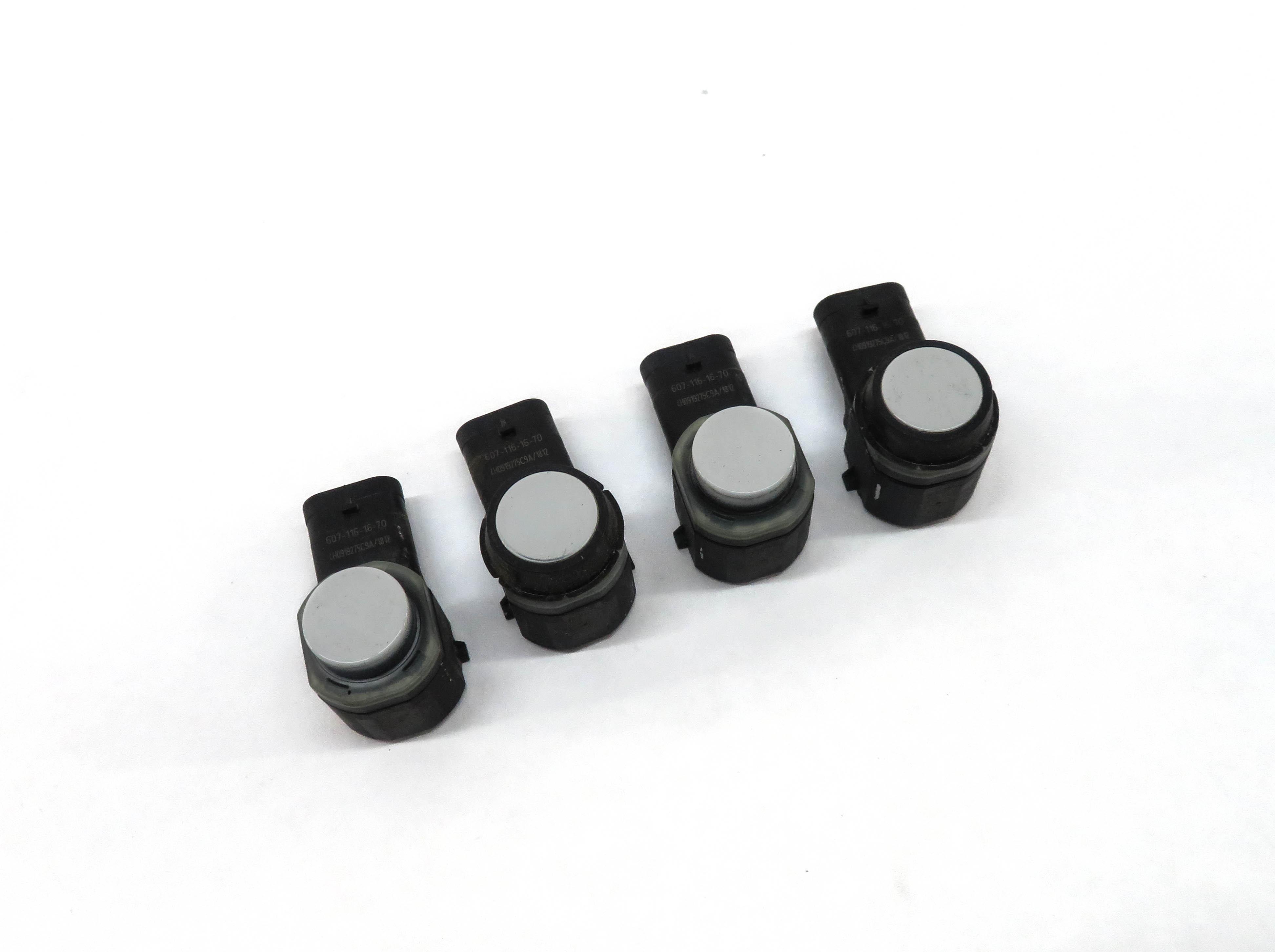 2012 PORSCHE CAYENNE (958) REAR PDC PARK DISTANCE SENSOR SET-4 (WHITE 0Q) — exact item pictured
