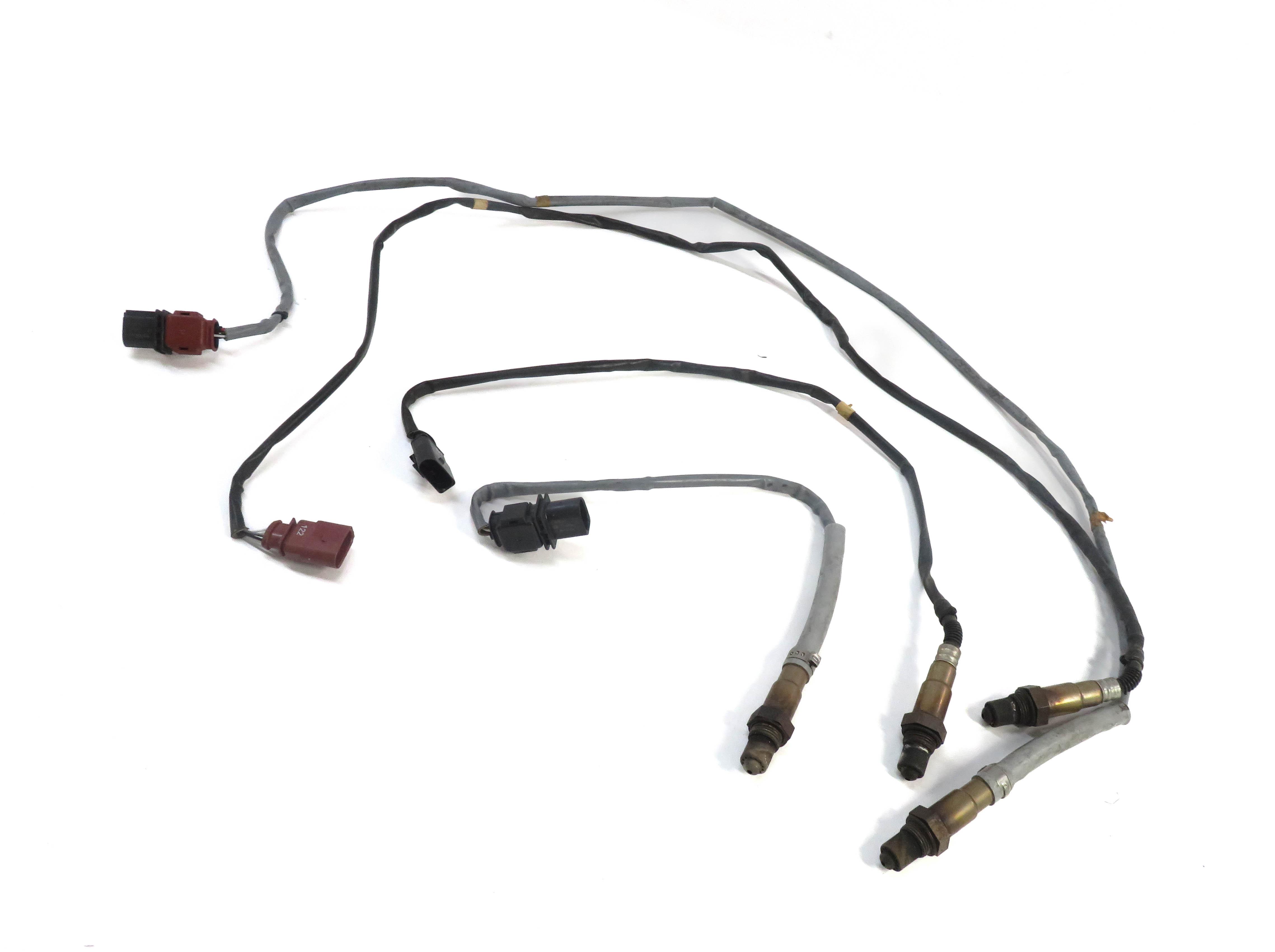 2012 PORSCHE CAYENNE HYBRID (958) 3.0L PRE POST CAT O2 OXYGEN SENSOR SET-4 — exact item pictured