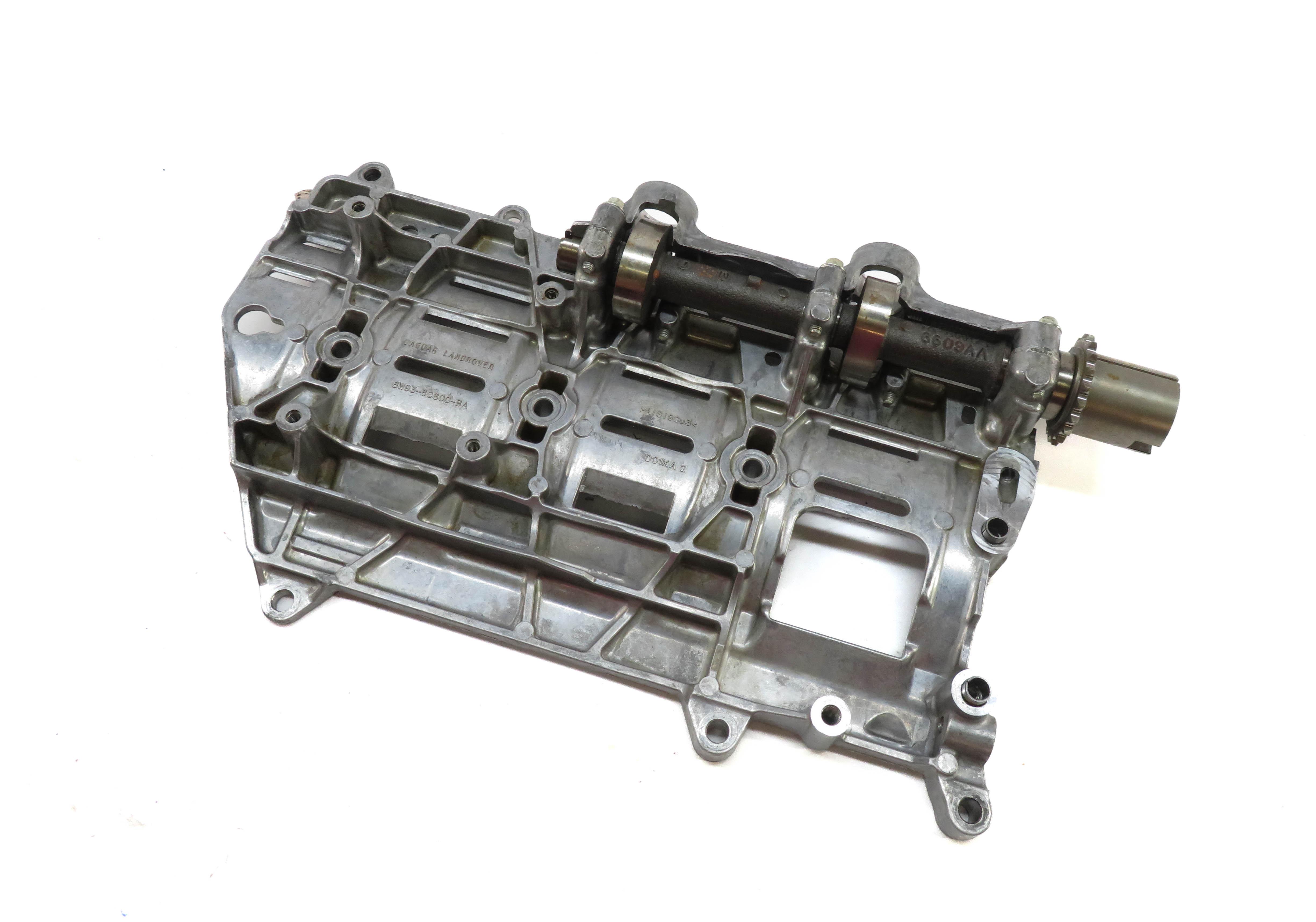 2012 RANGE ROVER SPORT (L320) 5.0L AJ133 SUPERCHARGED ENGINE OIL PAN BAFFLE TRAY — exact item pictured
