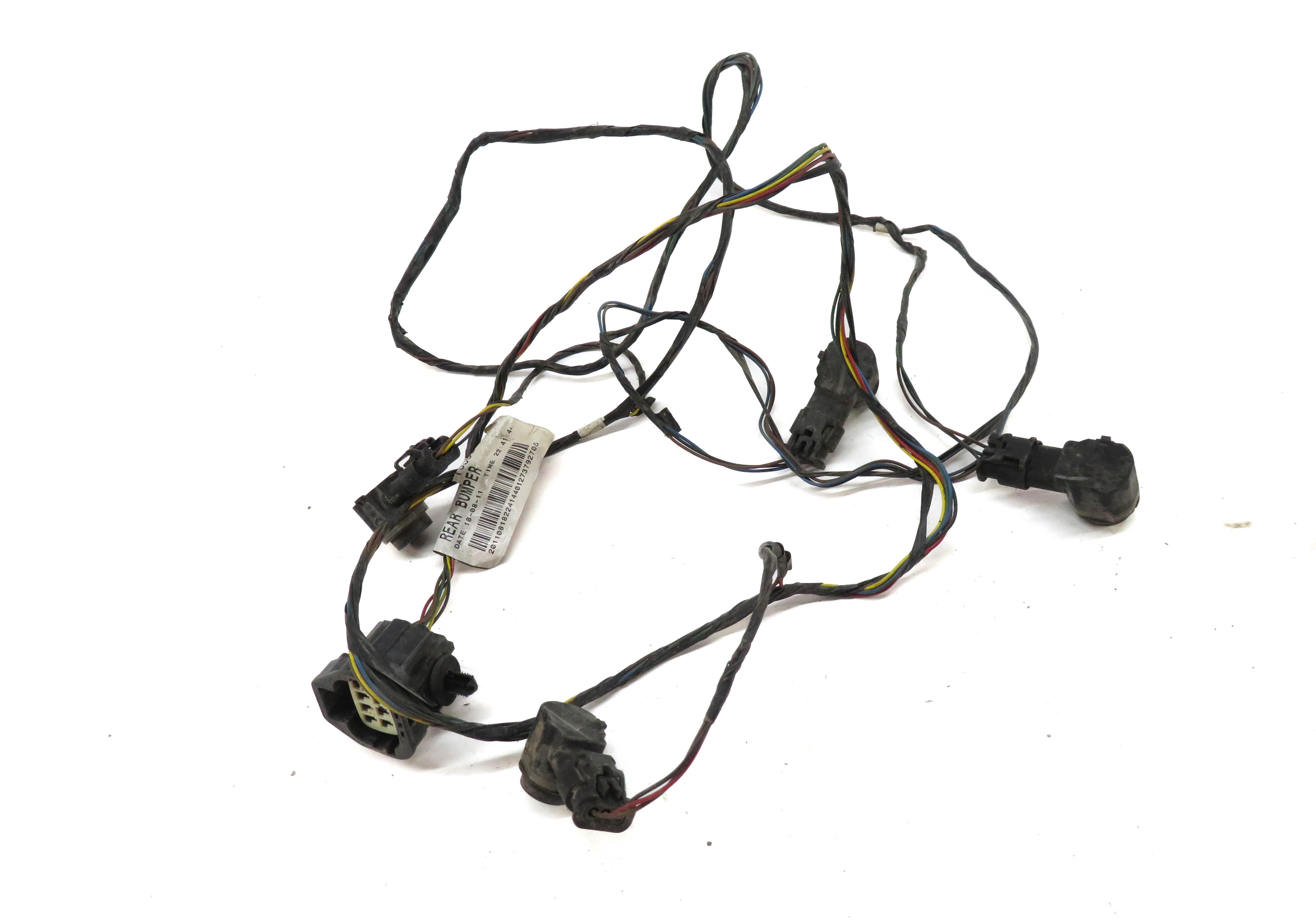 2012 RANGE ROVER SPORT (L320) REAR PDC PARK DISTANCE SENSOR SET w/ HARNESS — exact item pictured