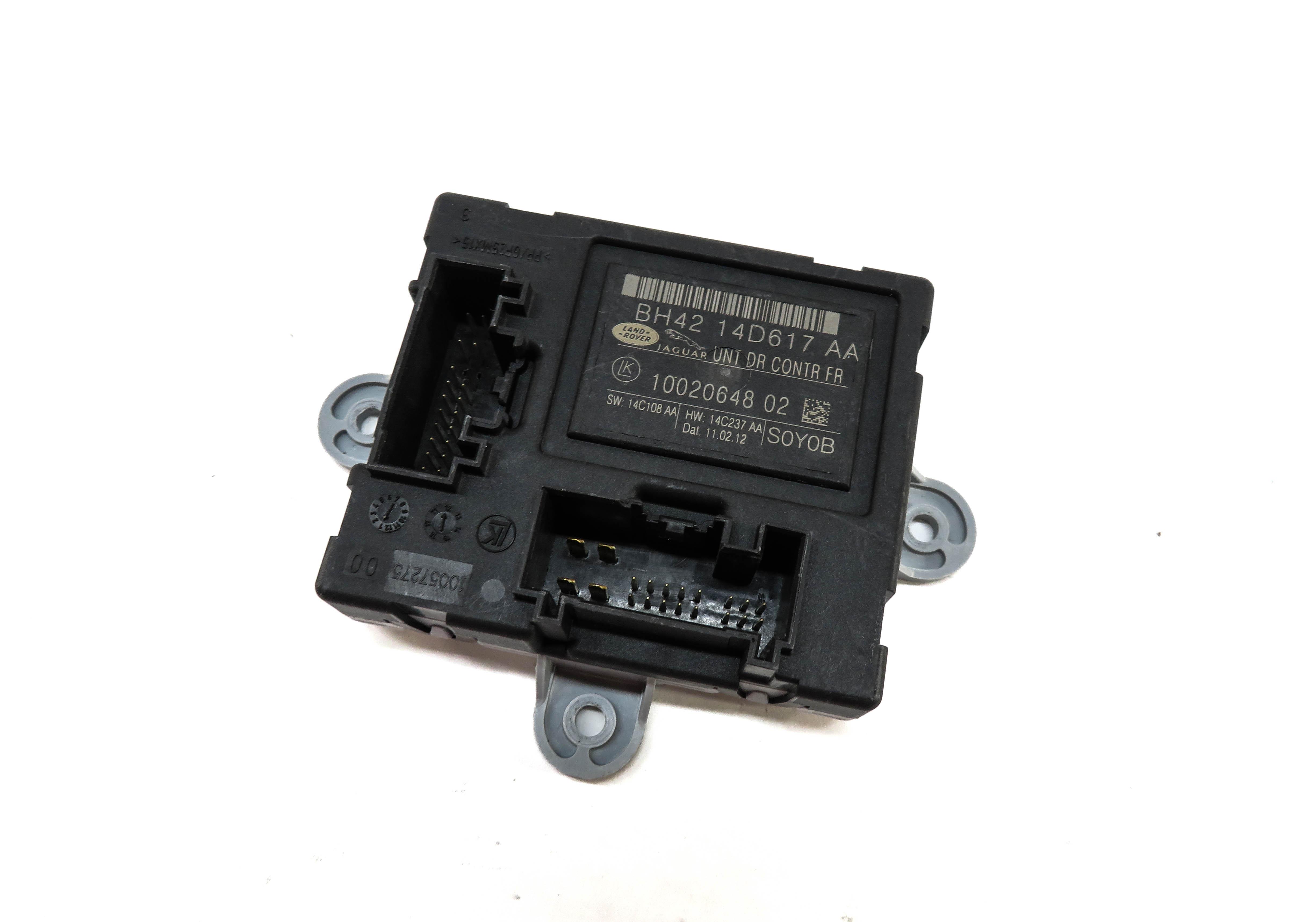 2010-2013 RANGE ROVER SPORT (L320) RIGHT FRONT PASSENGER DOOR CONTROL MODULE — exact item pictured