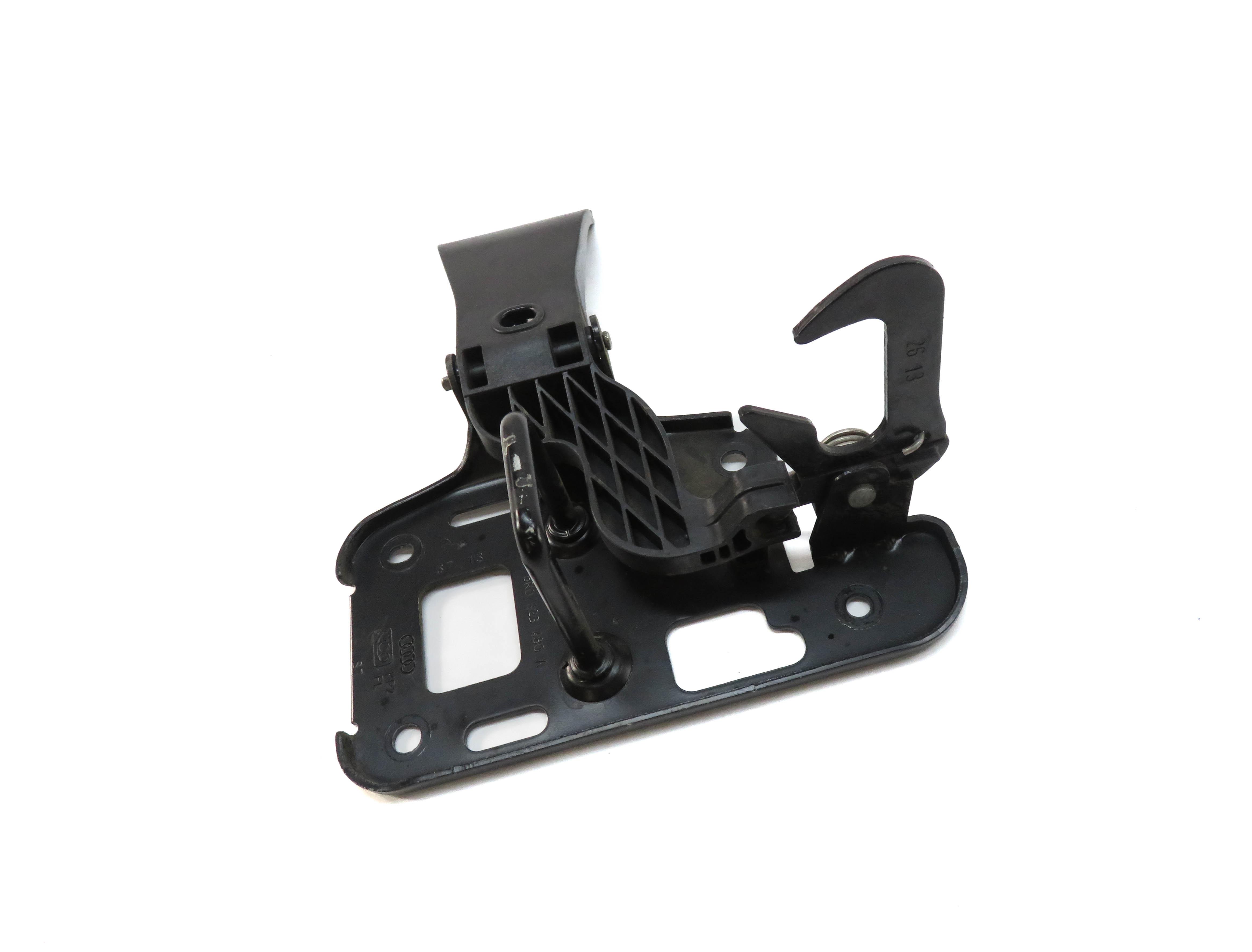 2014 AUDI Q5 (B8 8R) FRONT HOOD SAFETY LATCH CATCH HOOK RELEASE LEVER — exact item pictured