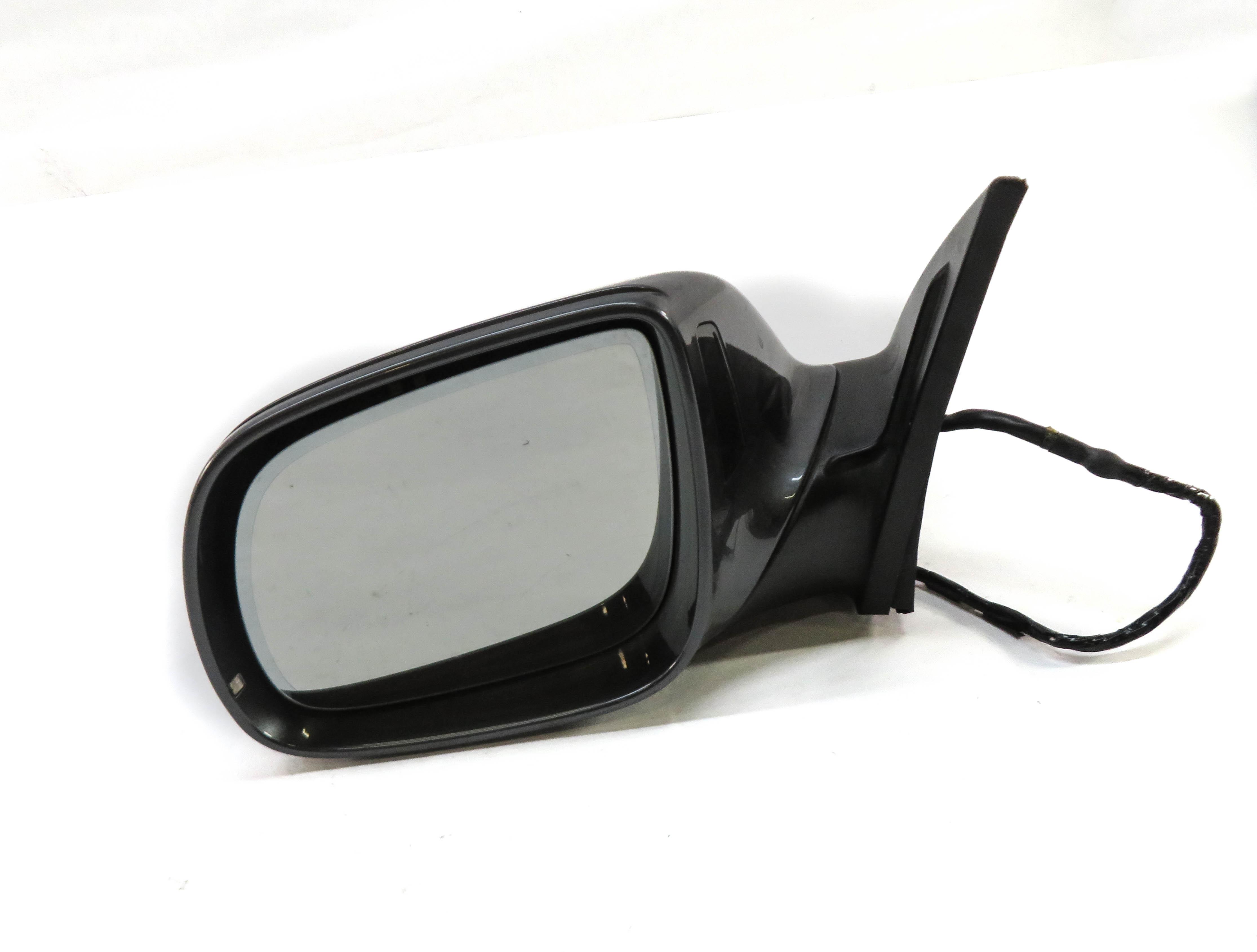 2013-2015 AUDI Q7 (4L) LEFT DRIVER P-FOLD BLIND SPOT DOOR MIRROR (DAYTONA GRAY) — exact item pictured