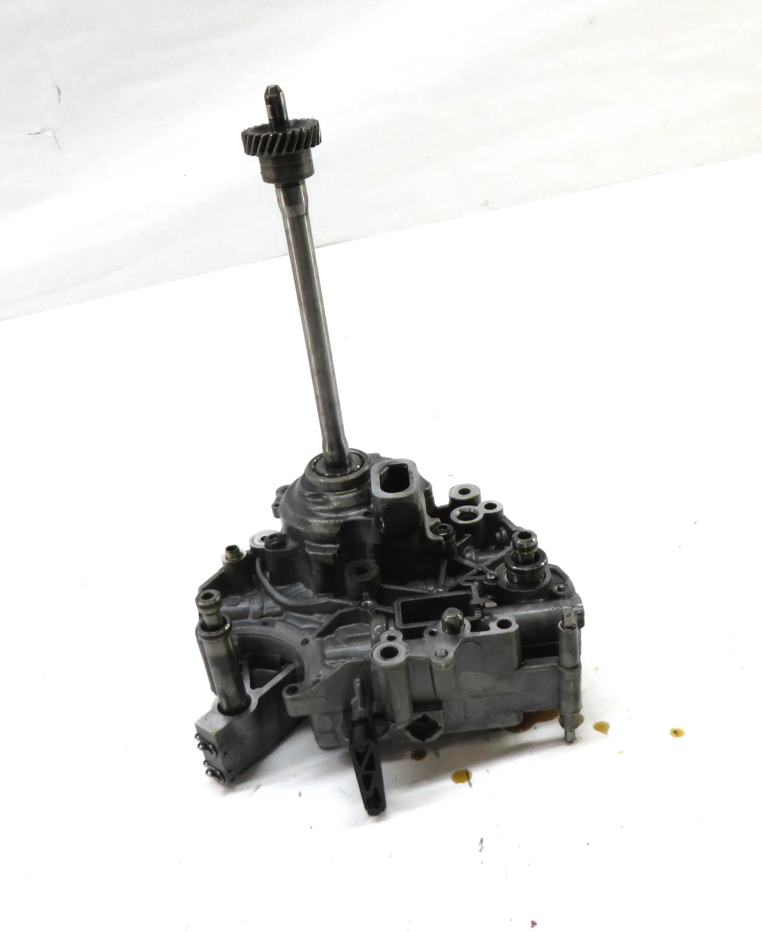 2010-2014 AUDI A5 (B8 8T) (LKV / MVC) 2.0T CVT TRANSMISSION VALVE BODY OIL PUMP — exact item pictured