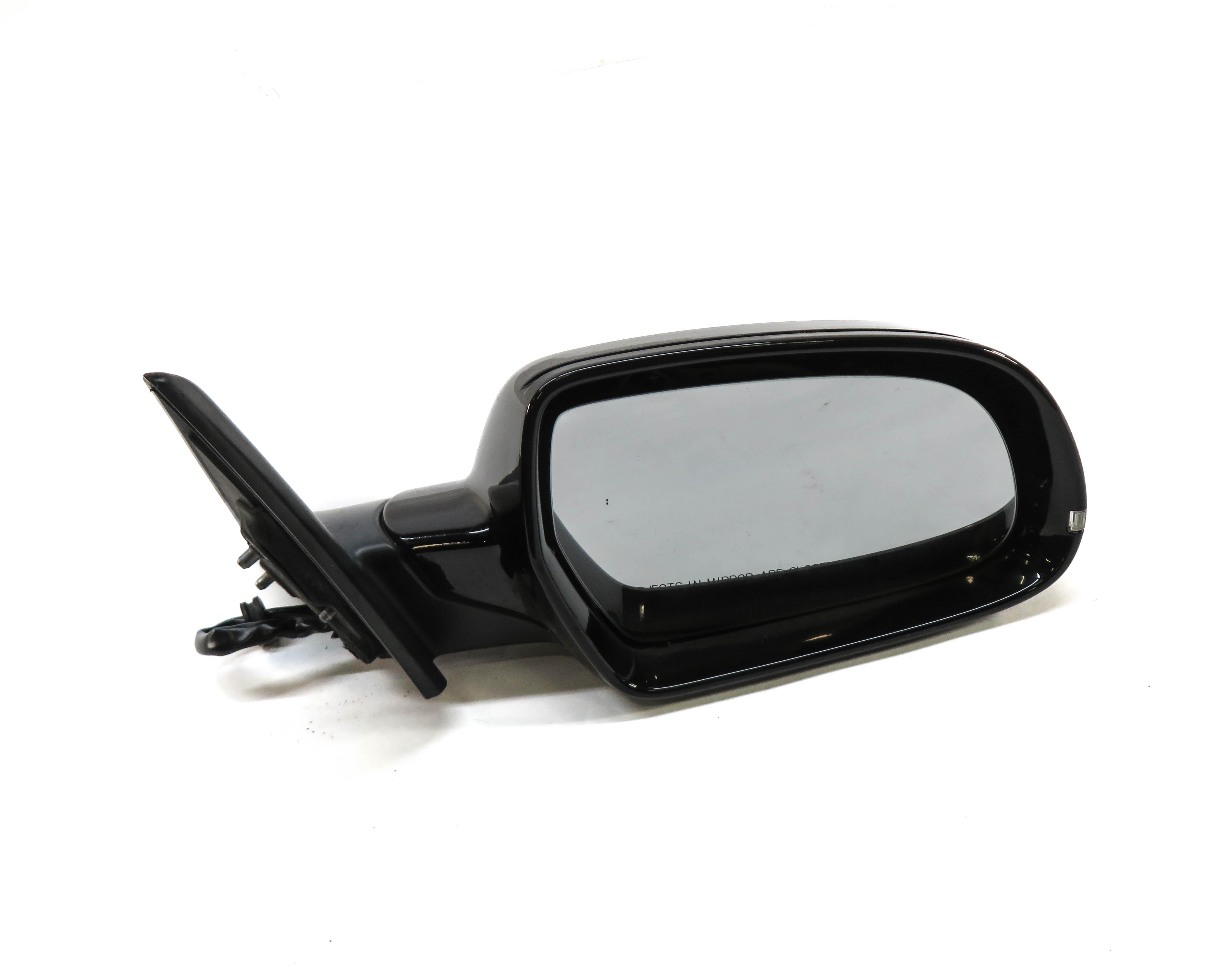 2010-2014 AUDI A5 (B8 8T) RIGHT FRONT PASSENGER HEATED DOOR MIRROR (BLACK A2) — exact item pictured
