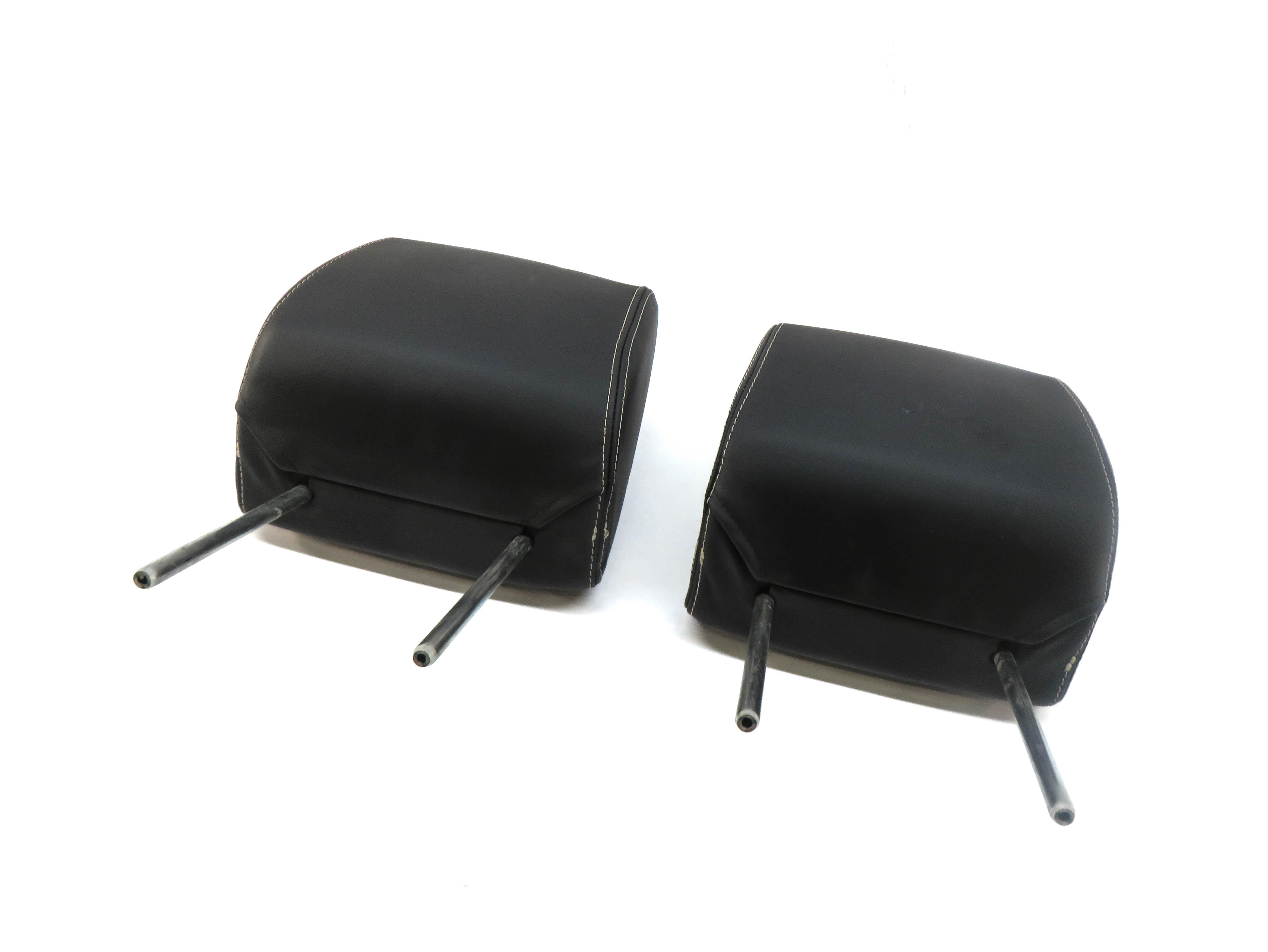 2012 RANGE ROVER SPORT (L320) FRONT LEFT & RIGHT SEAT HEADREST SET-2 (BLACK) — exact item pictured