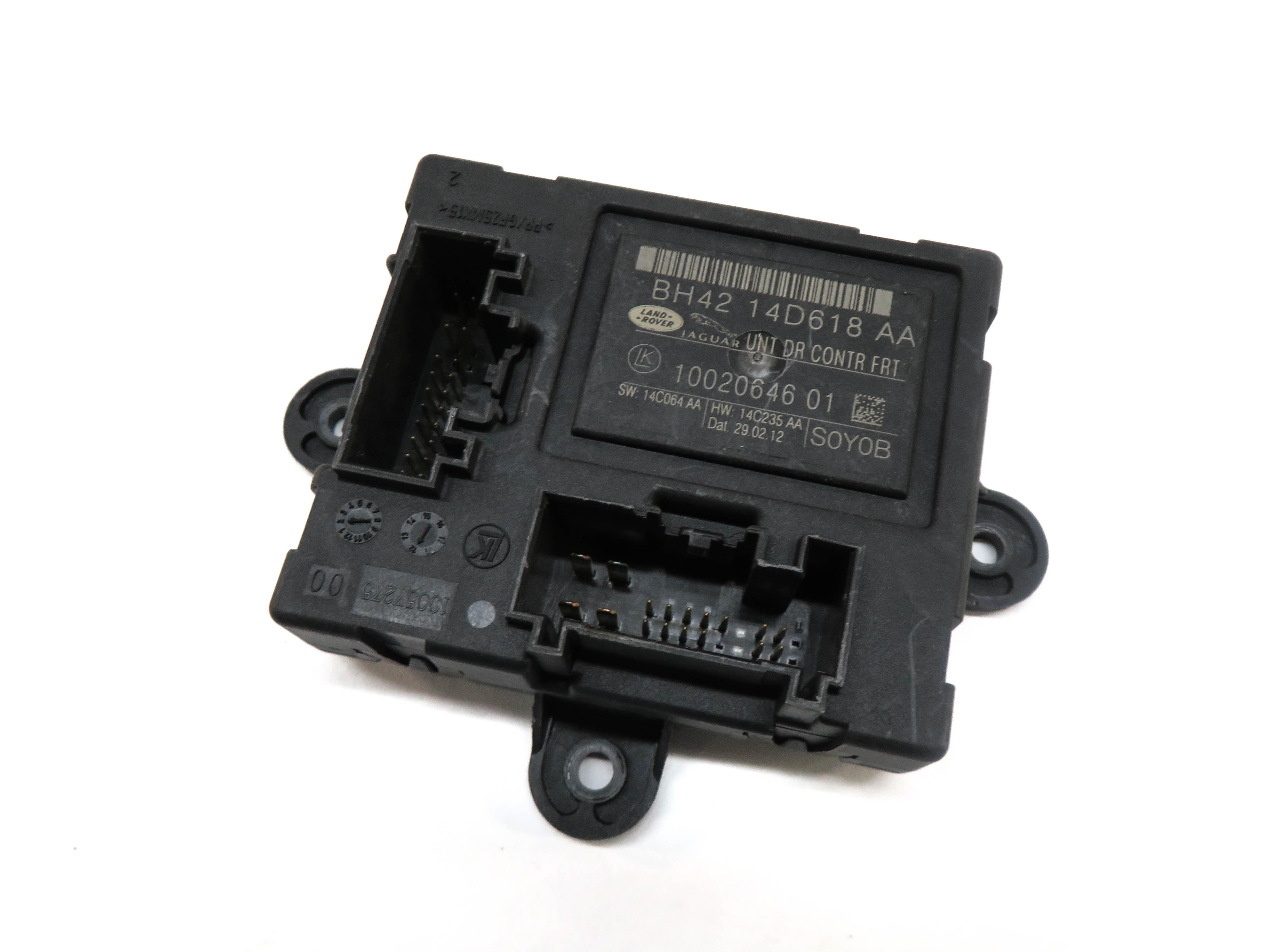 2010-2013 RANGE ROVER SPORT (L320) LEFT FRONT DRIVER DOOR CONTROL MODULE — exact item pictured