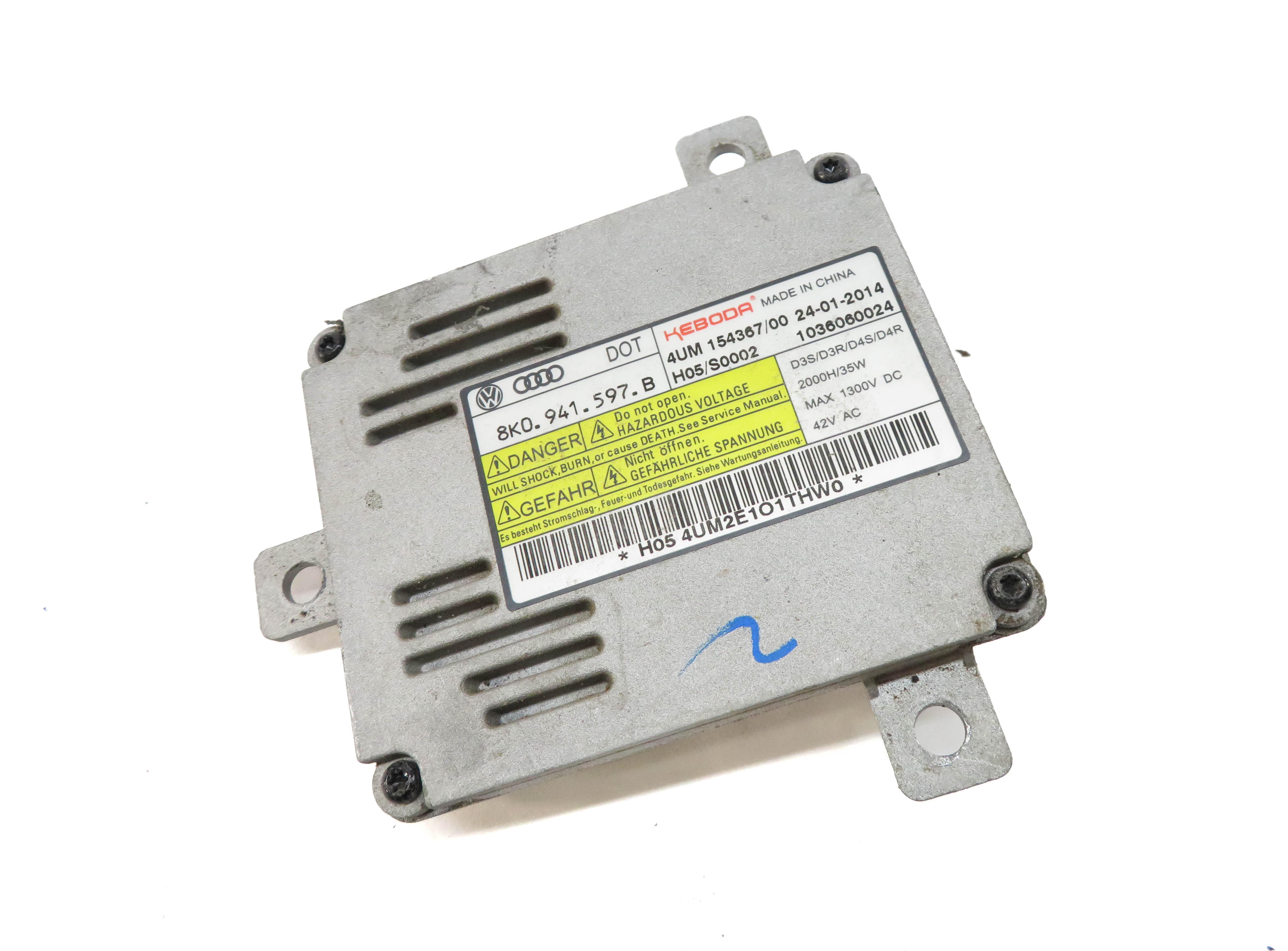 2014 AUDI Q5 (B8 8R) XENON HID HEADLIGHT BALLAST CONTROL MODULE — exact item pictured