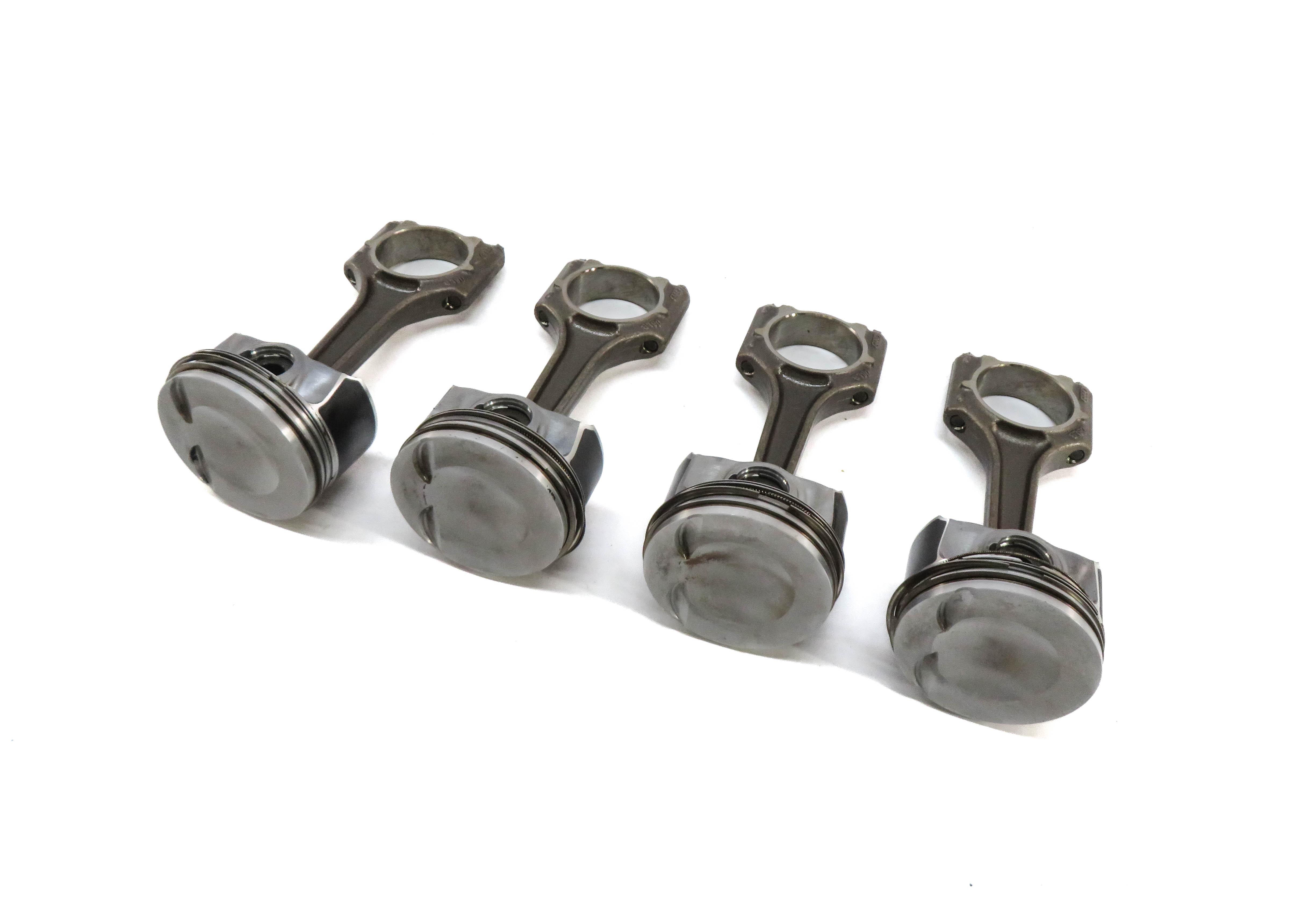 11-18 VW / AUDI A3 A4 A5 A6 Q5 TT (8P 8K 8T 8R 4G8 C7 MK2) 2.0L TURBO PISTON SET — exact item pictured