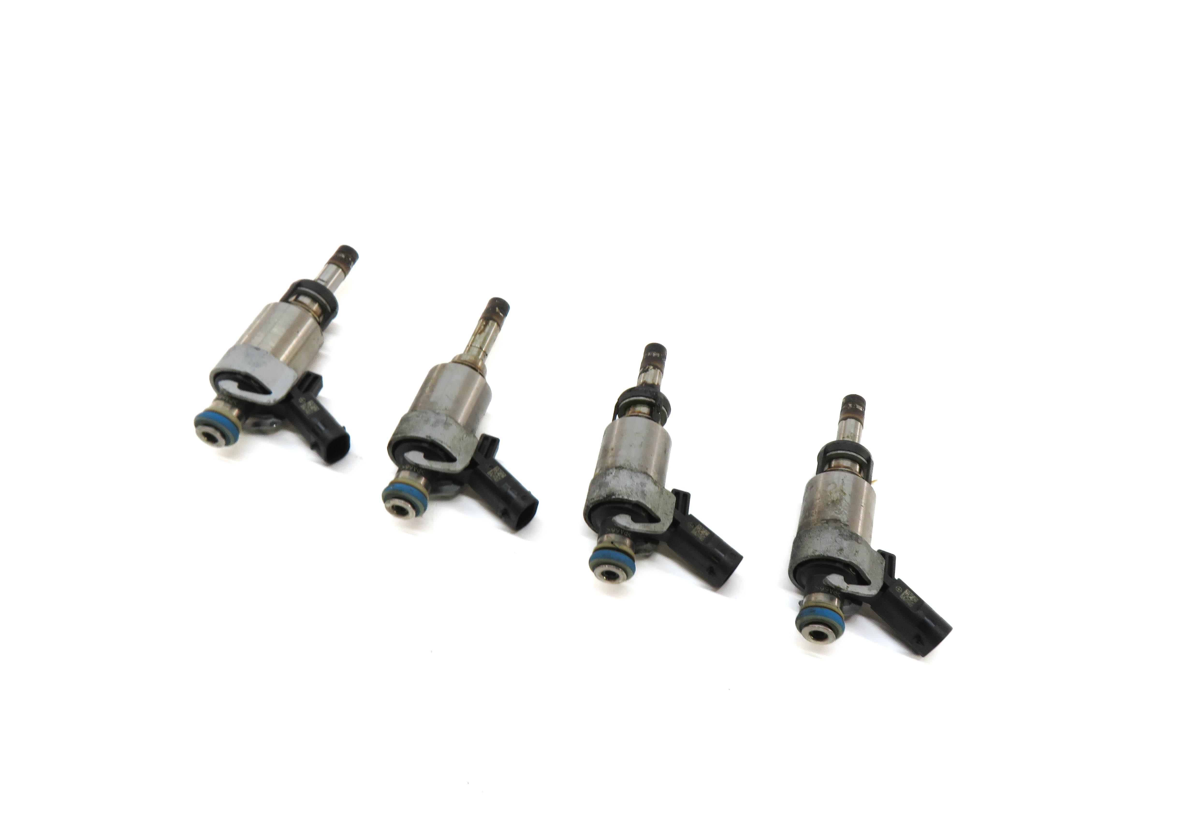08-17 AUDI A3 A4 A5 A6 Q5 TT (8P B8 8K 8T 8R MK2 C7) 2.0L FSI FUEL INJECTOR SET — exact item pictured