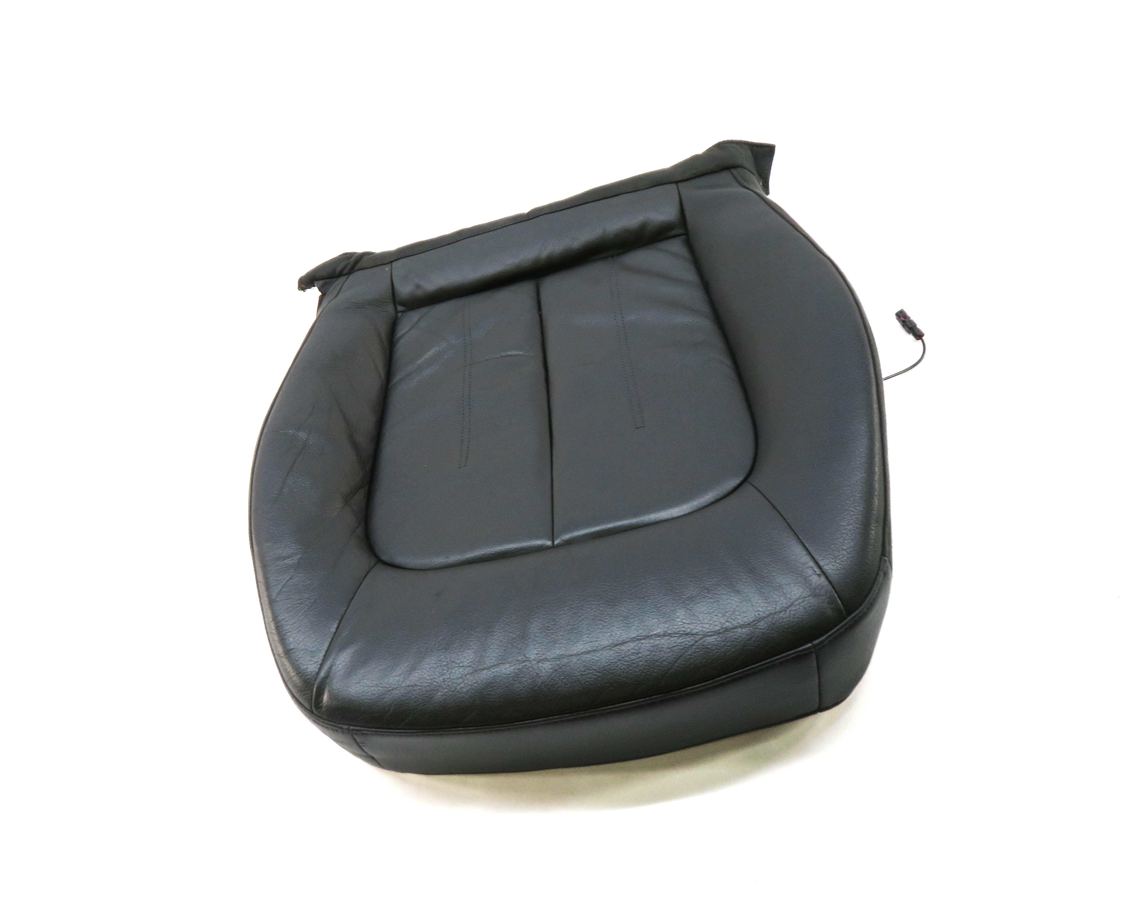 2013 AUDI A6 (C7) RIGHT FRONT PASSENGER LOWER BOTTOM HEATED SEAT CUSHION (BLACK) — exact item pictured