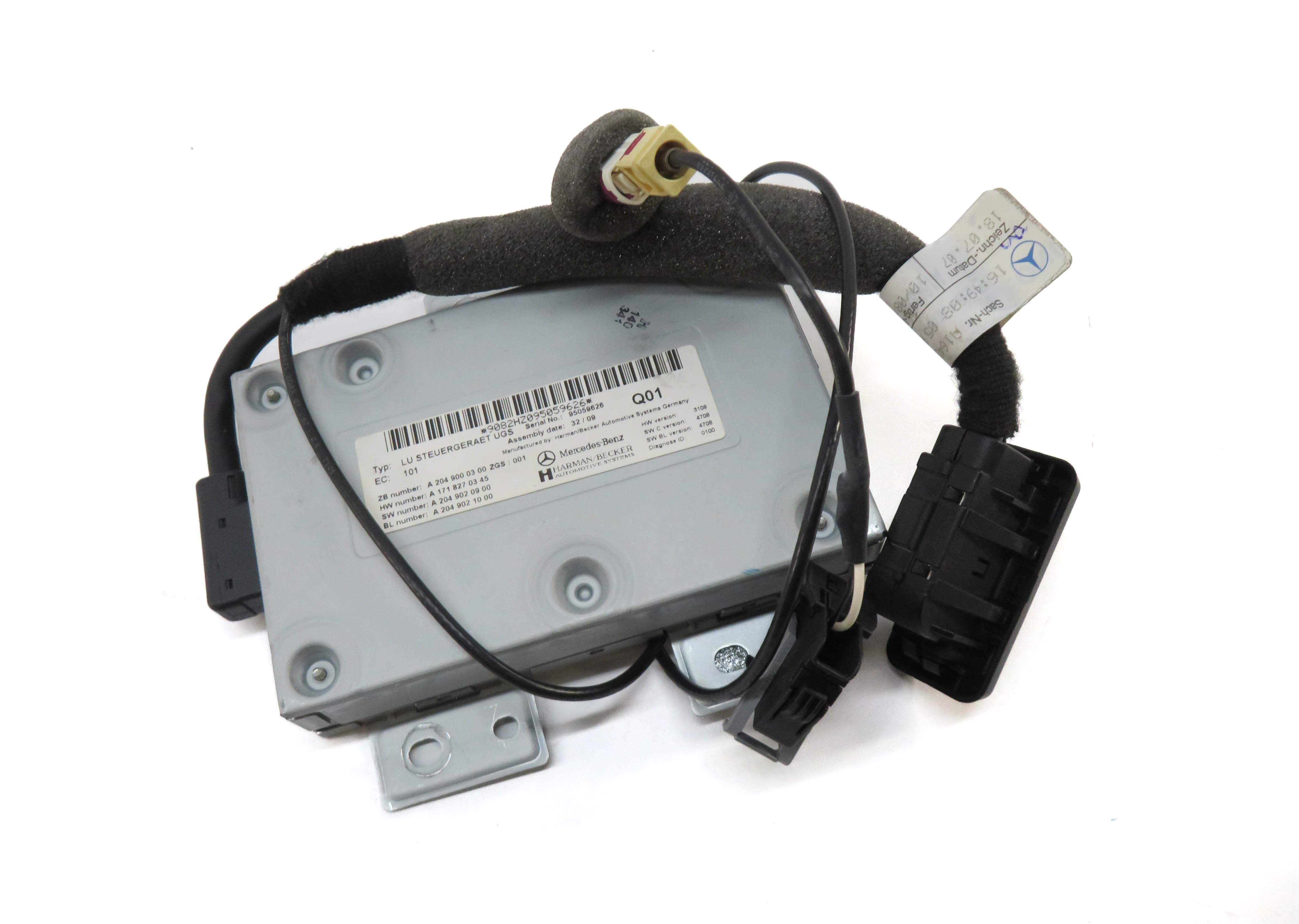 09-13 MERCEDES B C CL E G GL ML R SLK (W207 W212 W164 X164) iPOD CONTROL MODULE — exact item pictured