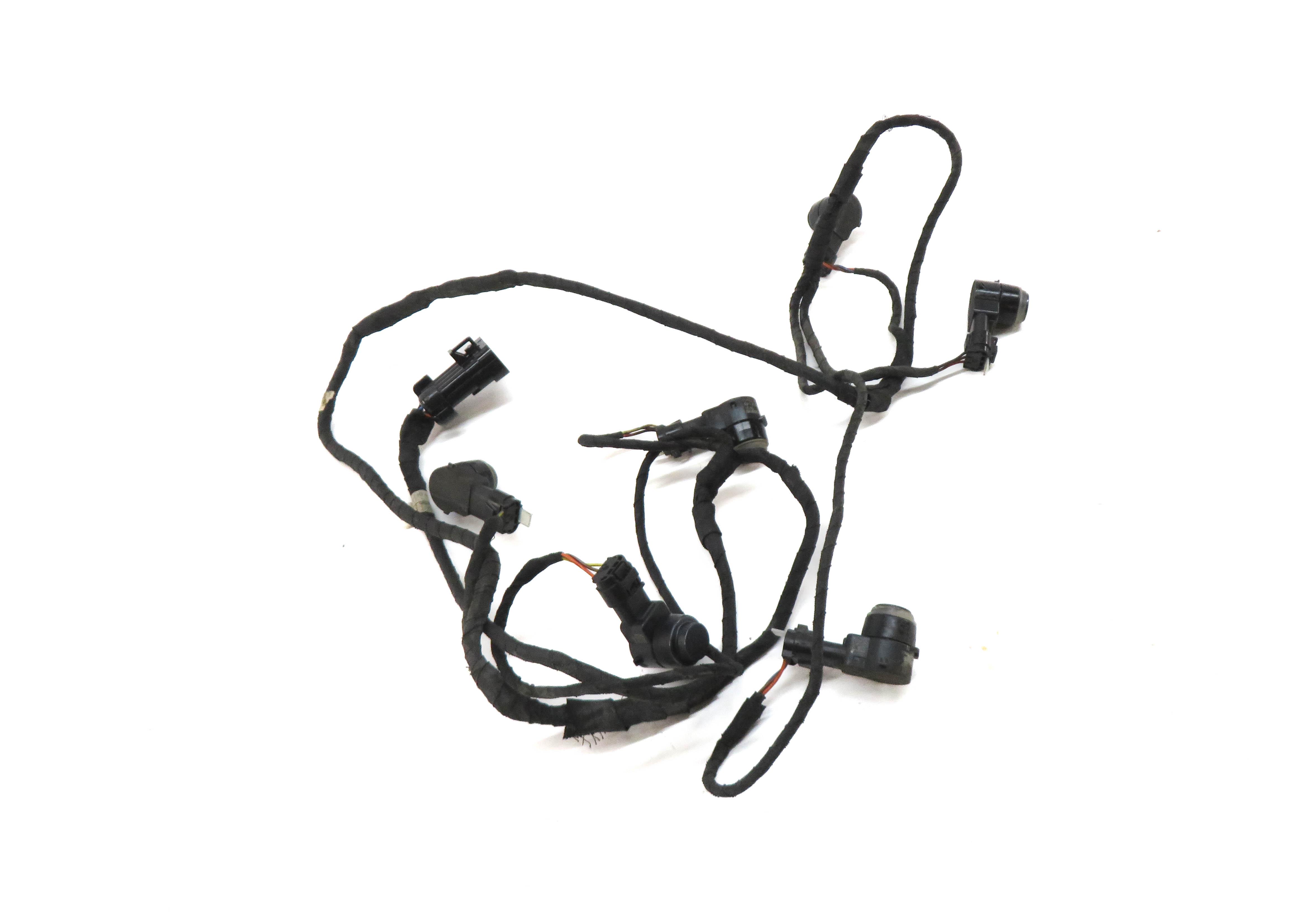 2010 MERCEDES ML350 (W164) FRONT PDC PARK DISTANCE SENSOR SET w/ HARNESS (GRAY) — exact item pictured