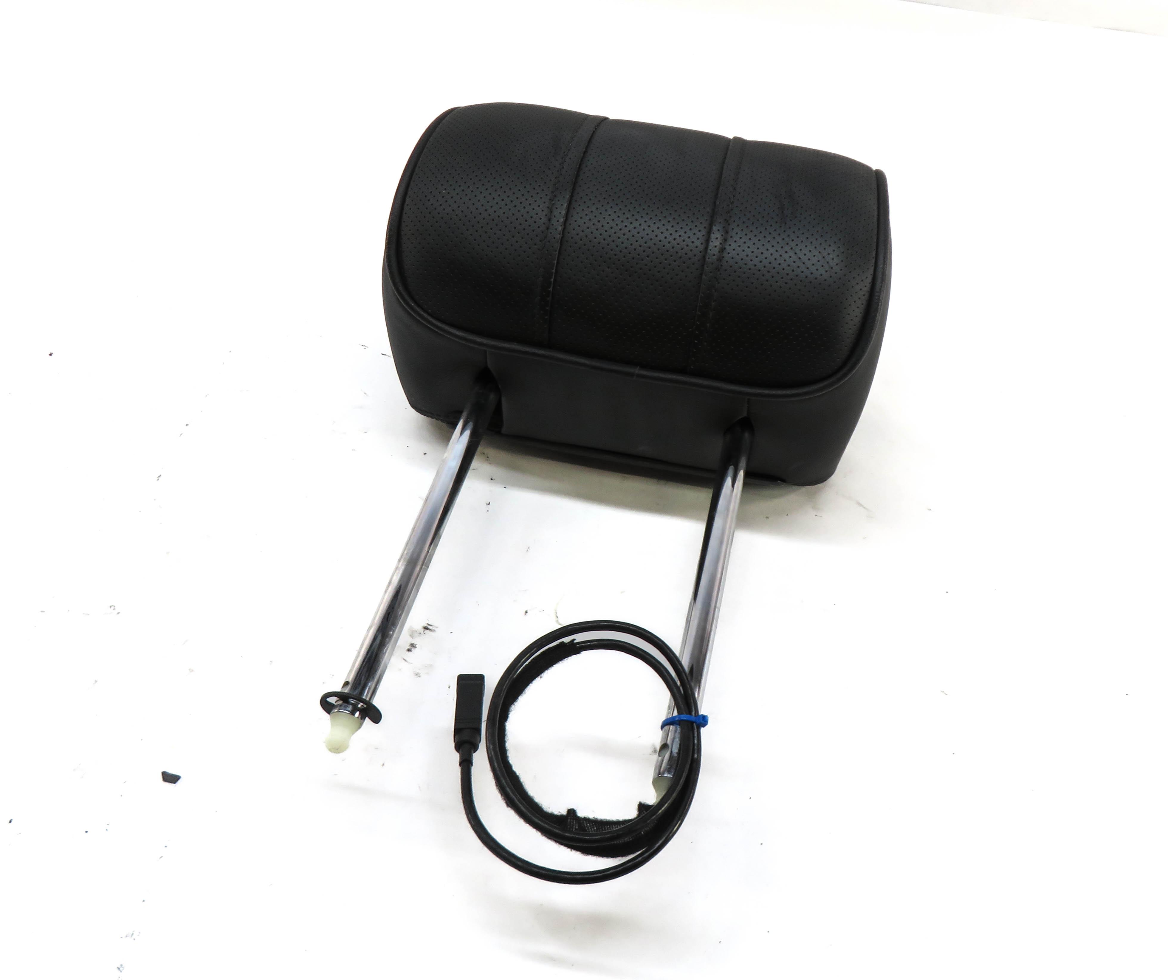 2006 RANGE ROVER (L322) RIGHT PASSENGER HEADREST w/ DVD VIDEO SCREEN (BLACK) — exact item pictured