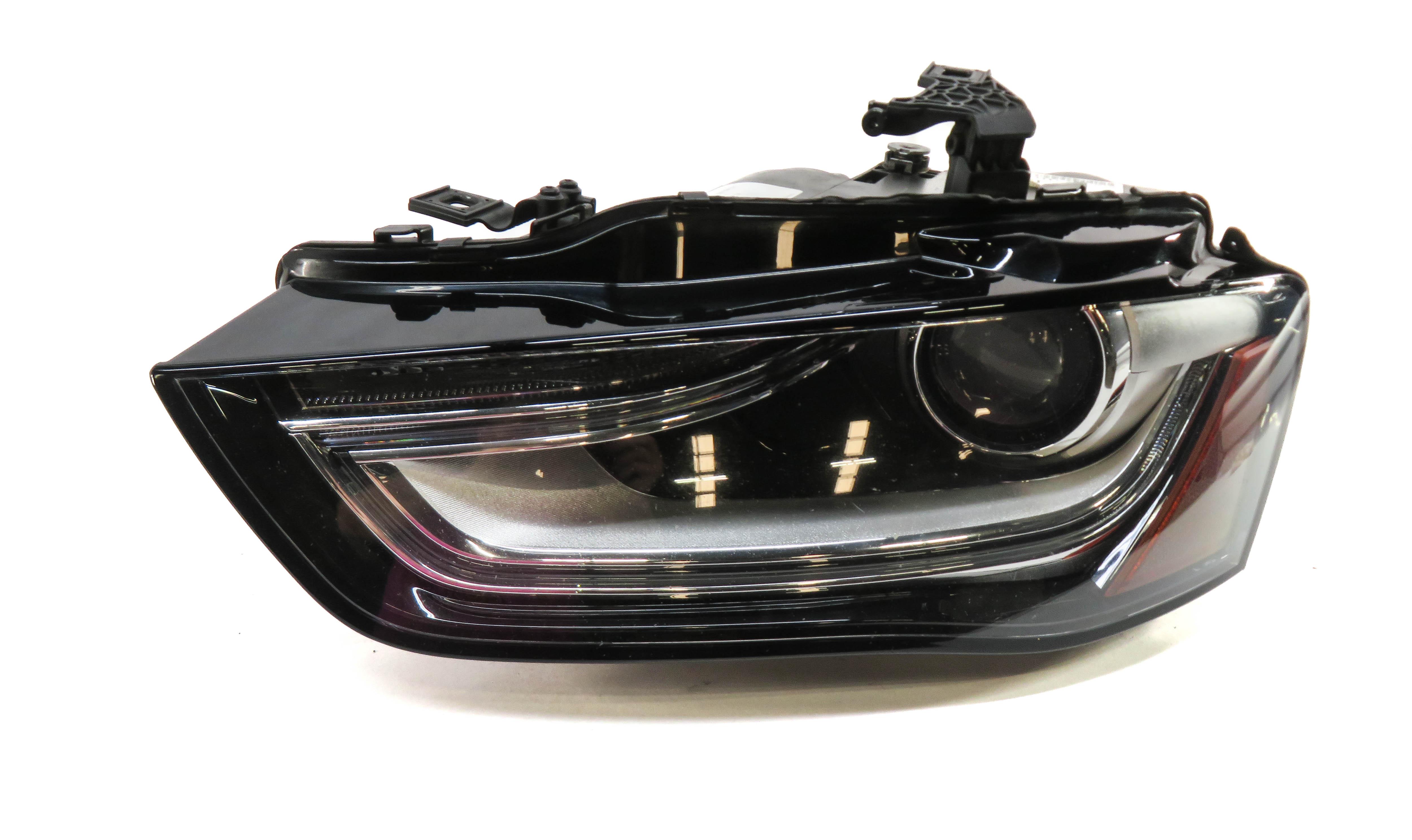 13-16 AUDI A4 S4 (B8 8K) LEFT DRIVER XENON HID HEADLIGHT LIGHT LAMP (NON AFS) — exact item pictured