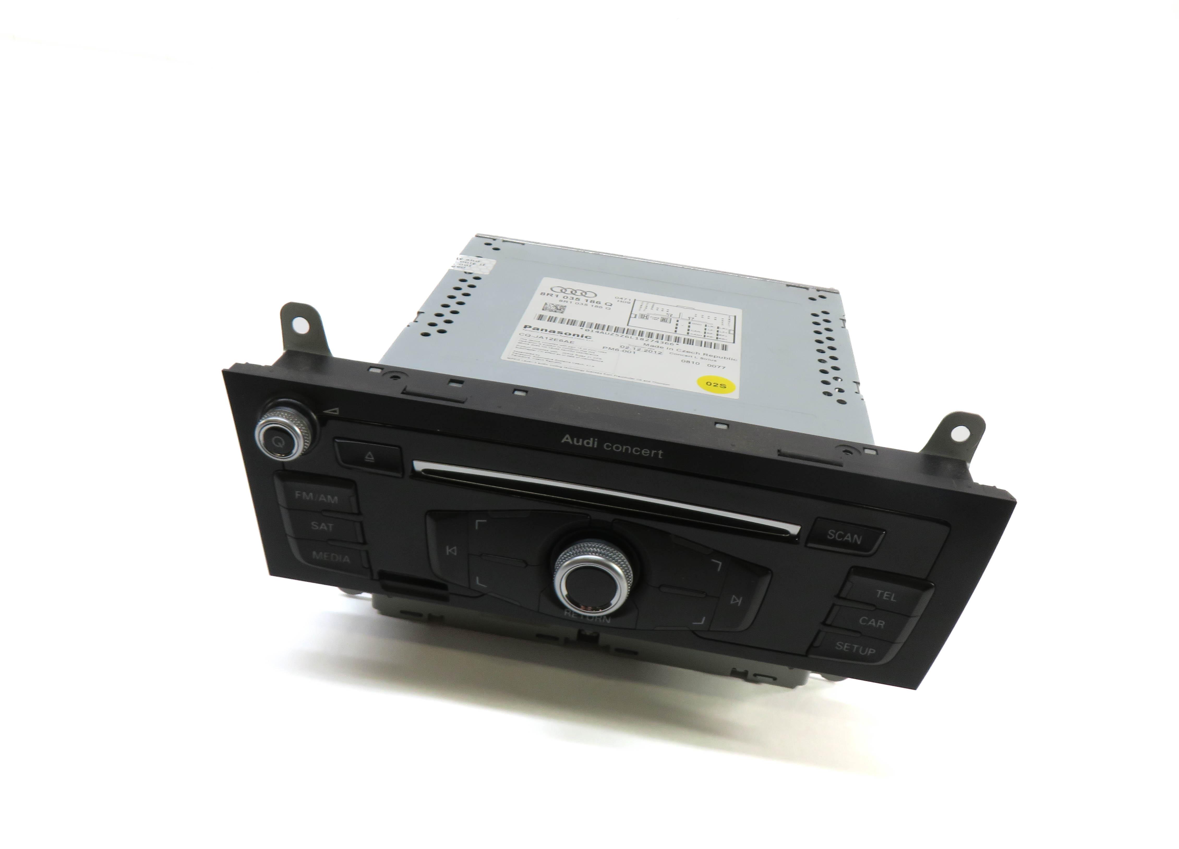 13-16 AUDI A4 S4 (B8 8K) AM/FM RADIO STEREO RECEIVER CD PLAYER (CONCERT AUDIO) — exact item pictured