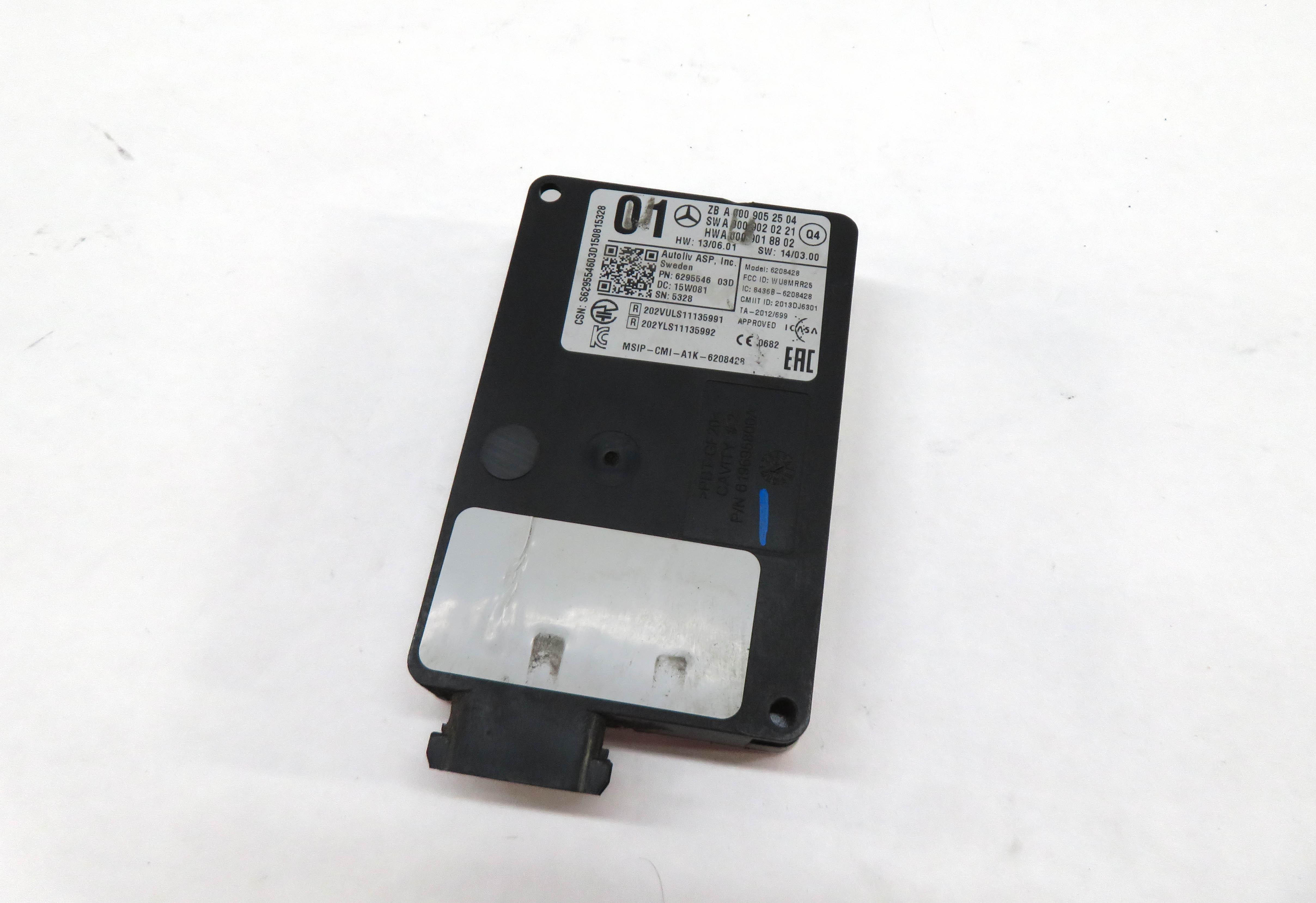 2014-2016 MERCEDES CLA250 CLA45 (C117 W117) REAR BLIND SPOT RADAR SENSOR MODULE — exact item pictured