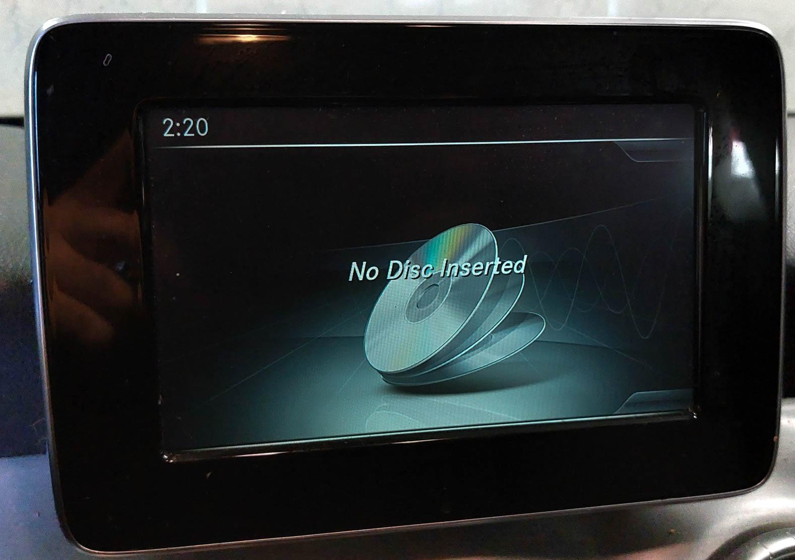 15-19 MERCEDES B CLA GLA GLE (C117 W117 W166 W242 X156) 7" MEDIA DISPLAY SCREEN — exact item pictured