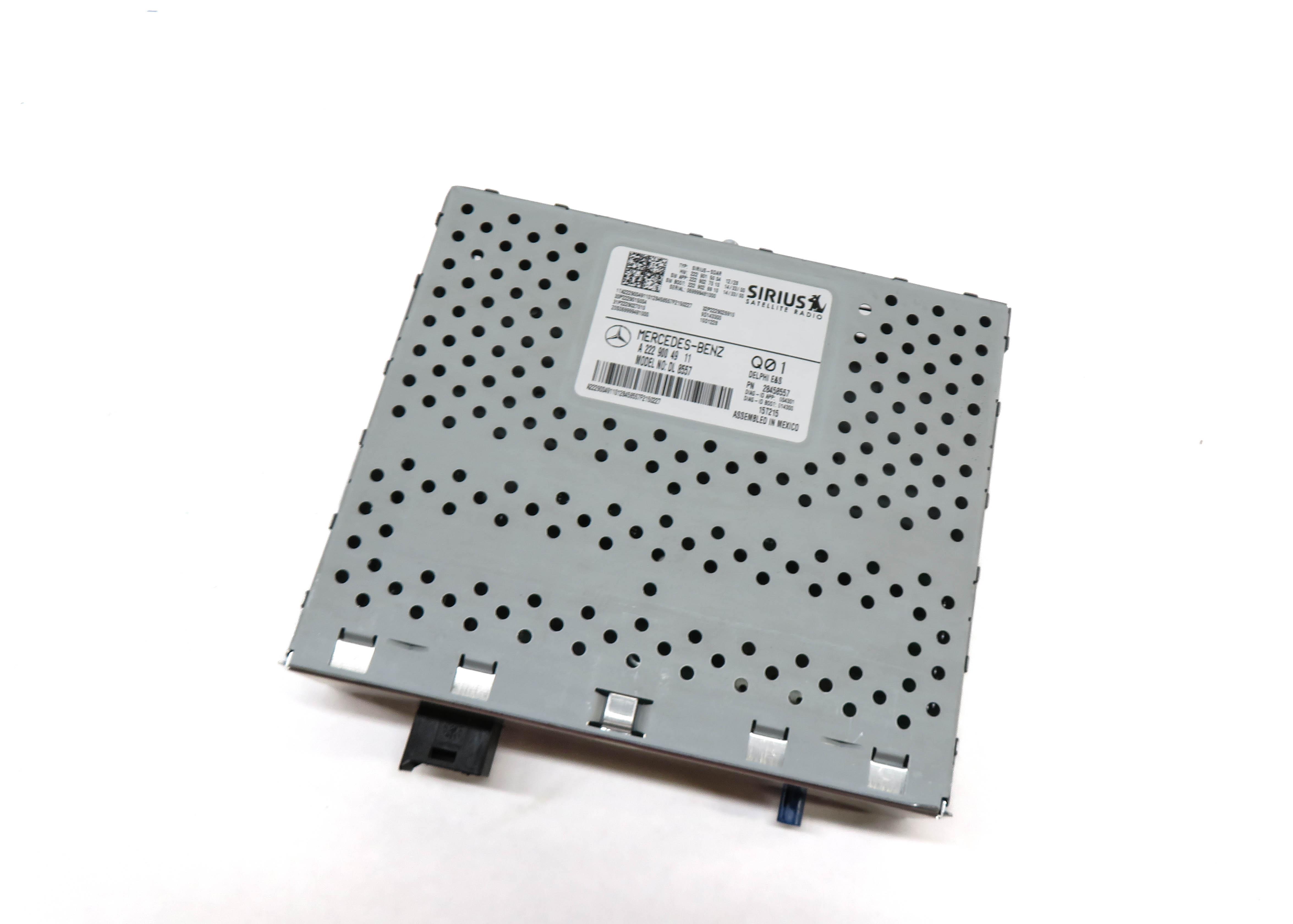 13-20 MERCEDES B CLA E GL GLA GLE (C117 X156 X166) SIRUIS SATELLITE RADIO MODULE — exact item pictured
