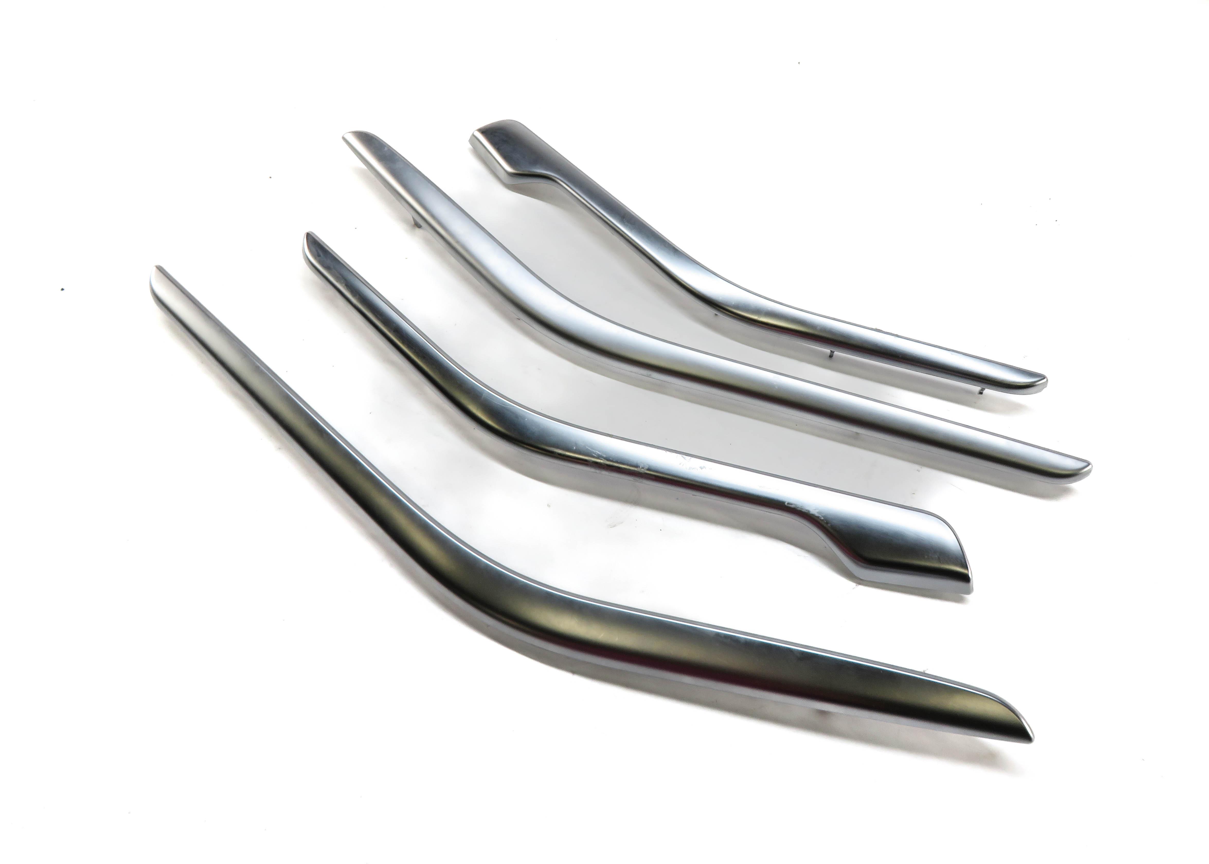 2016 MERCEDES CLA250 (C117) FRONT & REAR DOOR PANEL TRIM STRIP SET-4 (SILVER) — exact item pictured