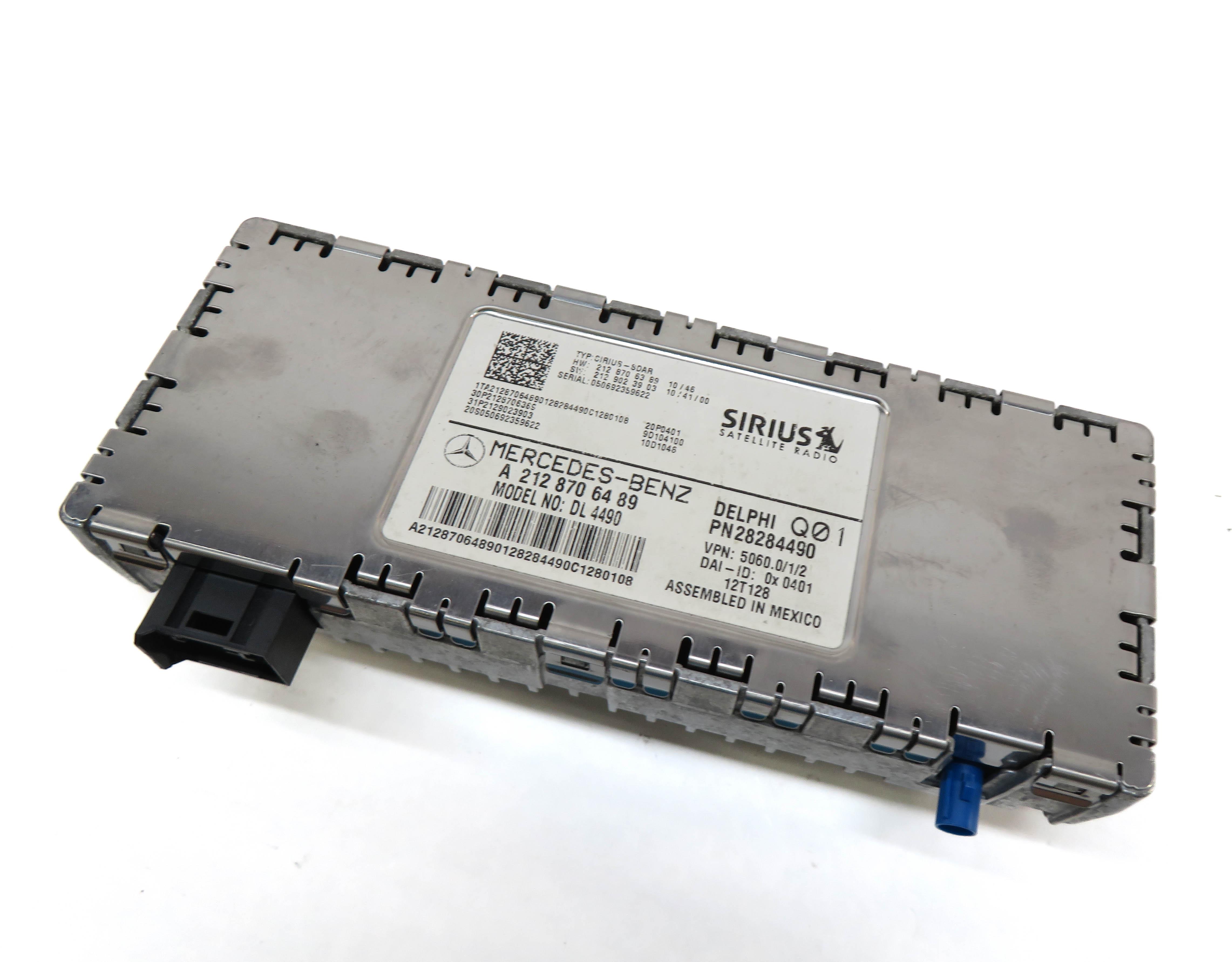 2010-2016 MERCEDES B C E ML SL CLS (W204 W166 W212 X204) SIRIUS SATELLITE MODULE — exact item pictured