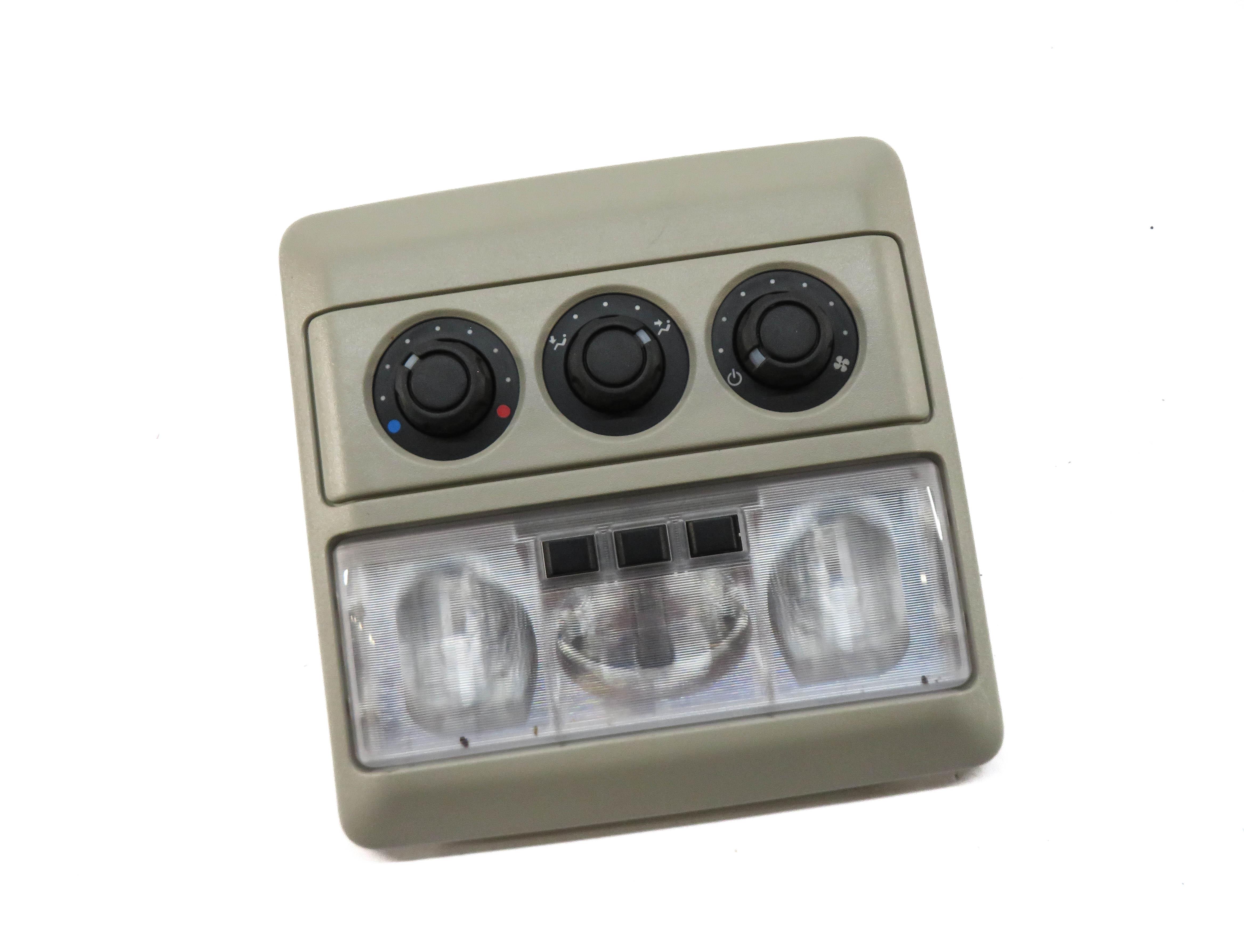 05-16 LAND ROVER LR3 LR4 - REAR DOME LIGHT w/ HEATER TEMPERATURE CONTROL (BEIGE) — exact item pictured