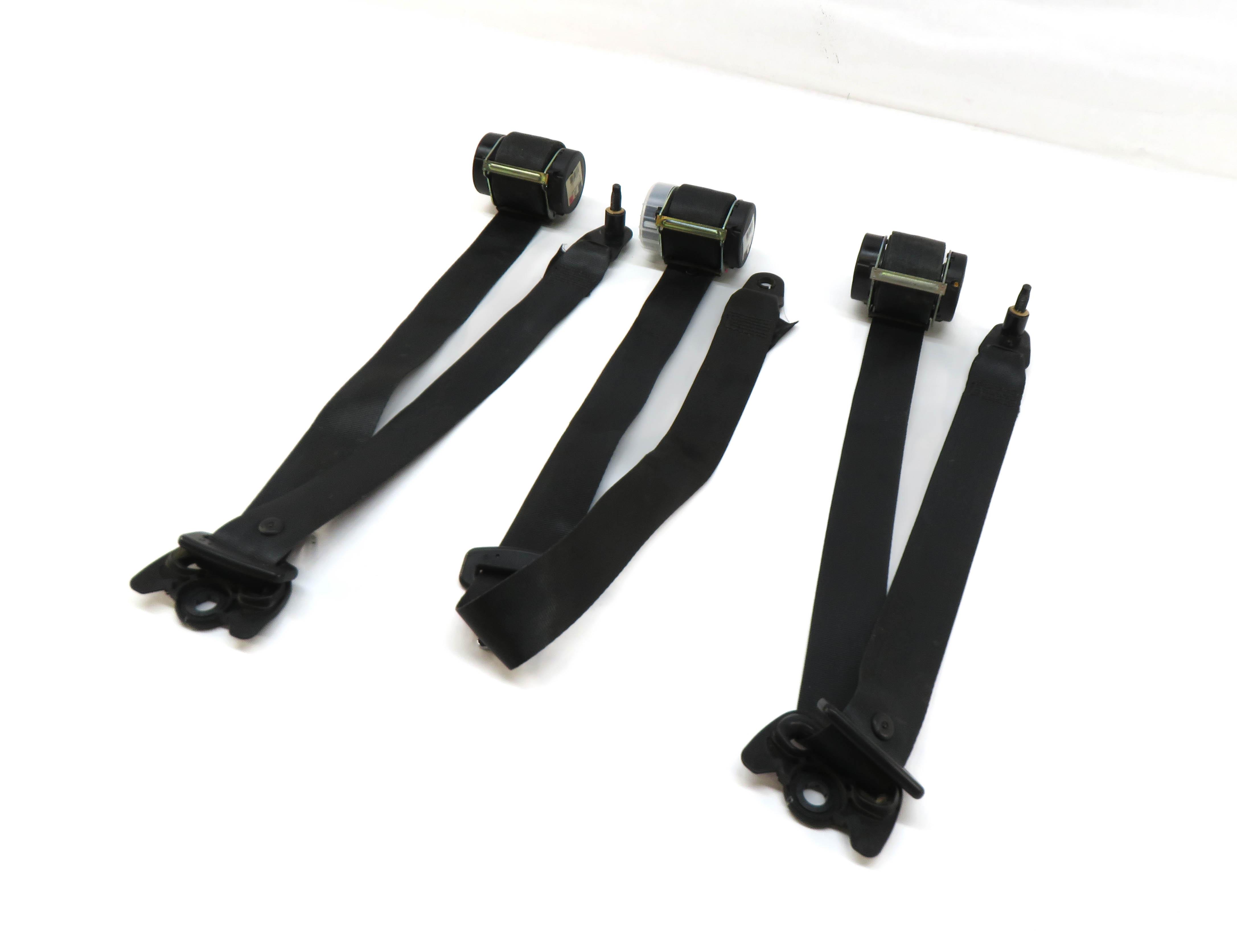 2010 LAND ROVER LR4 REAR 2nd SECOND ROW SEAT SEATBELT RETRACTOR SET-3 (BLACK) — exact item pictured