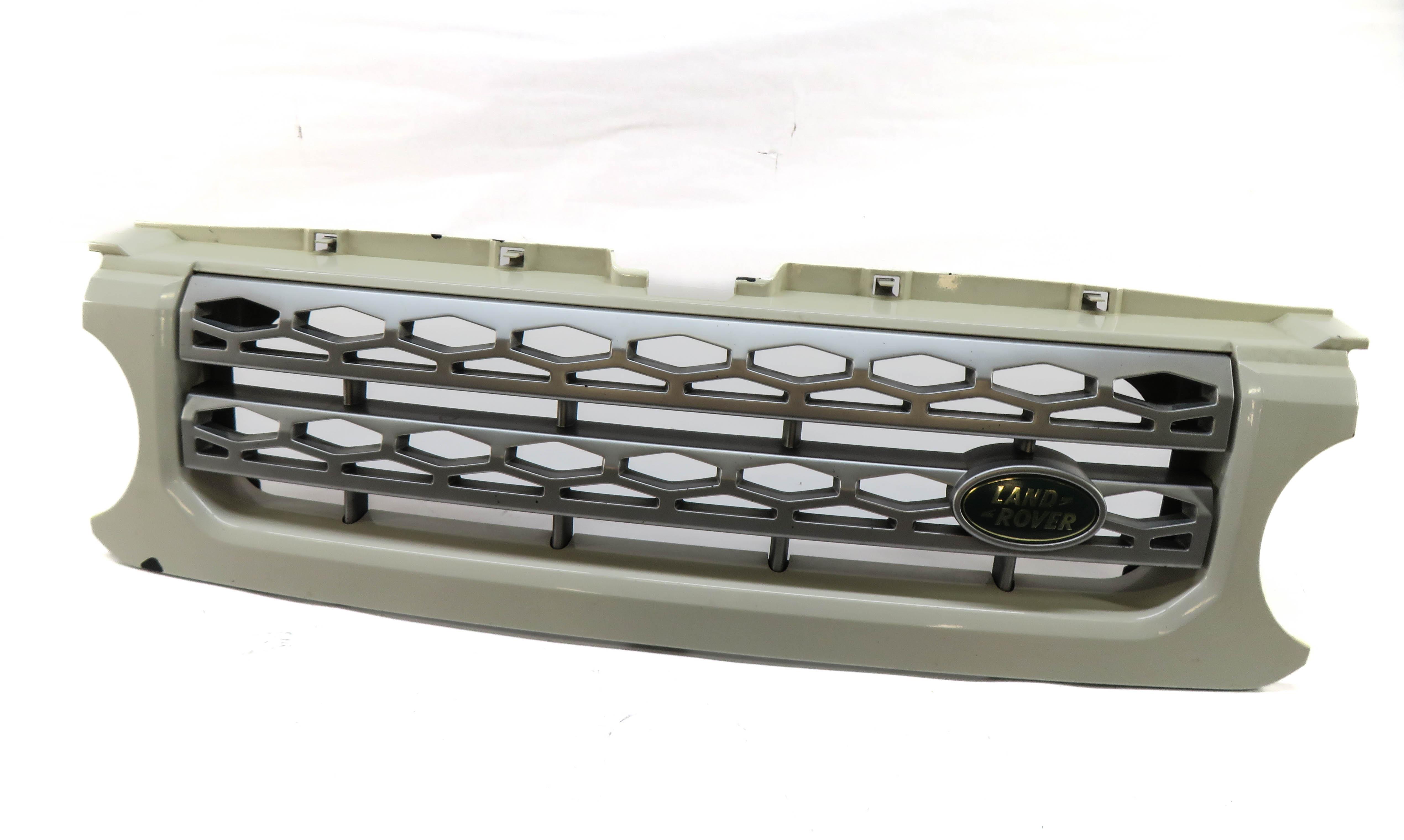 2010-2013 LAND ROVER LR4 - FRONT UPPER HOOD CENTER AIR VENT GRILLE TRIM (WHITE) — exact item pictured