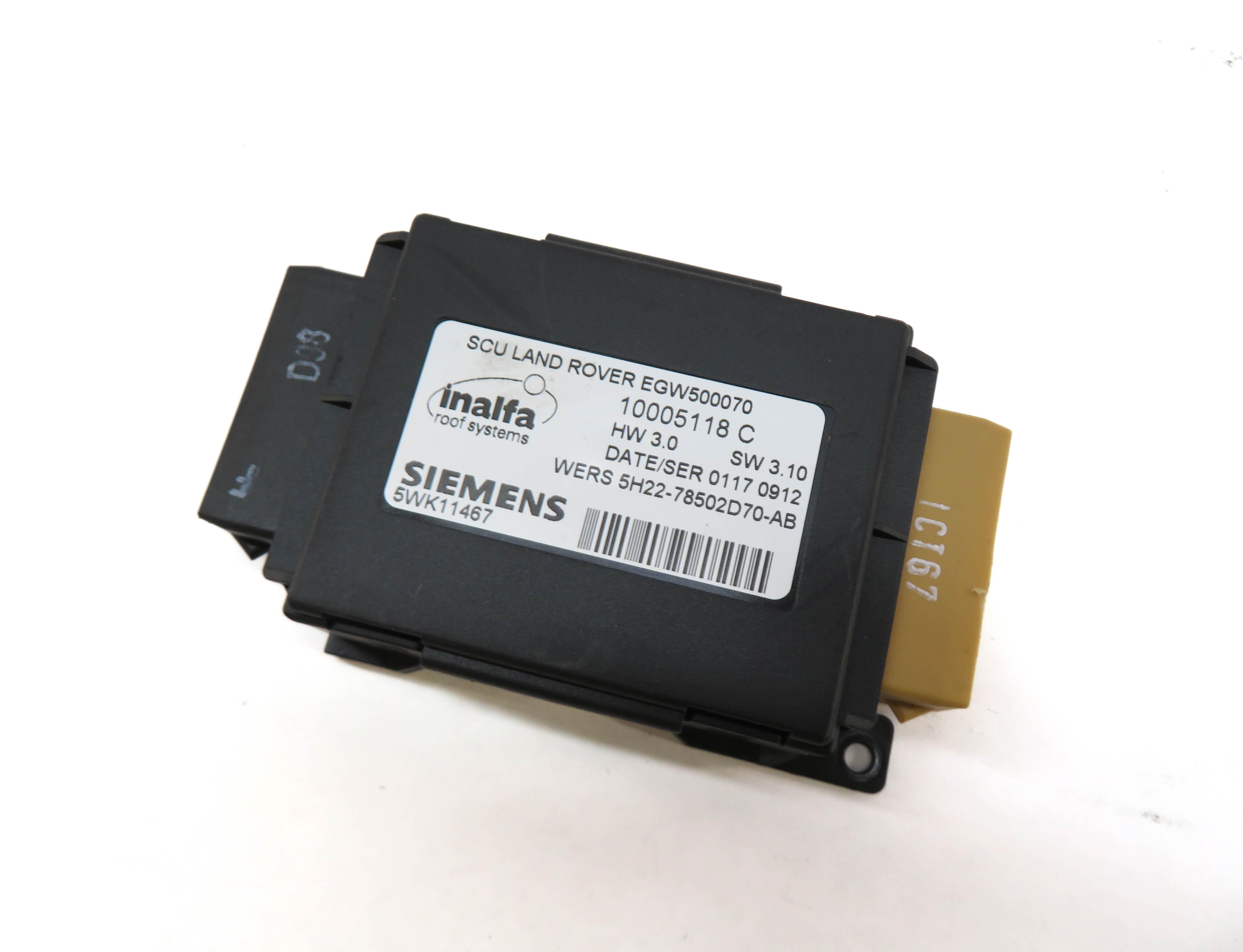 2010 LAND ROVER LR4 SUNROOF SUN ROOF CONTROL MODULE — exact item pictured
