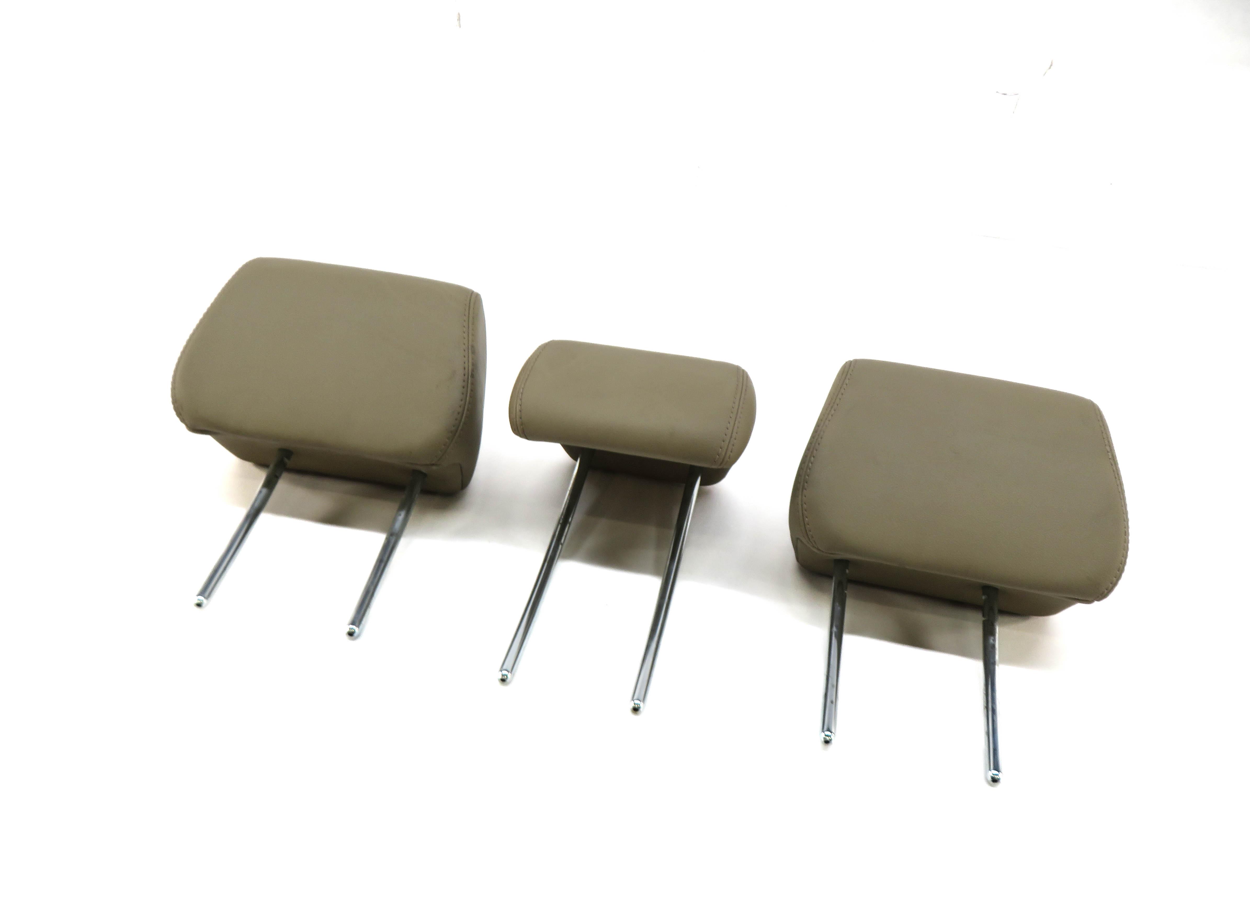 2015 RANGE ROVER EVOQUE (L538) REAR LEFT CENTER RIGHT SEAT HEADREST SET (ALMOND) — exact item pictured