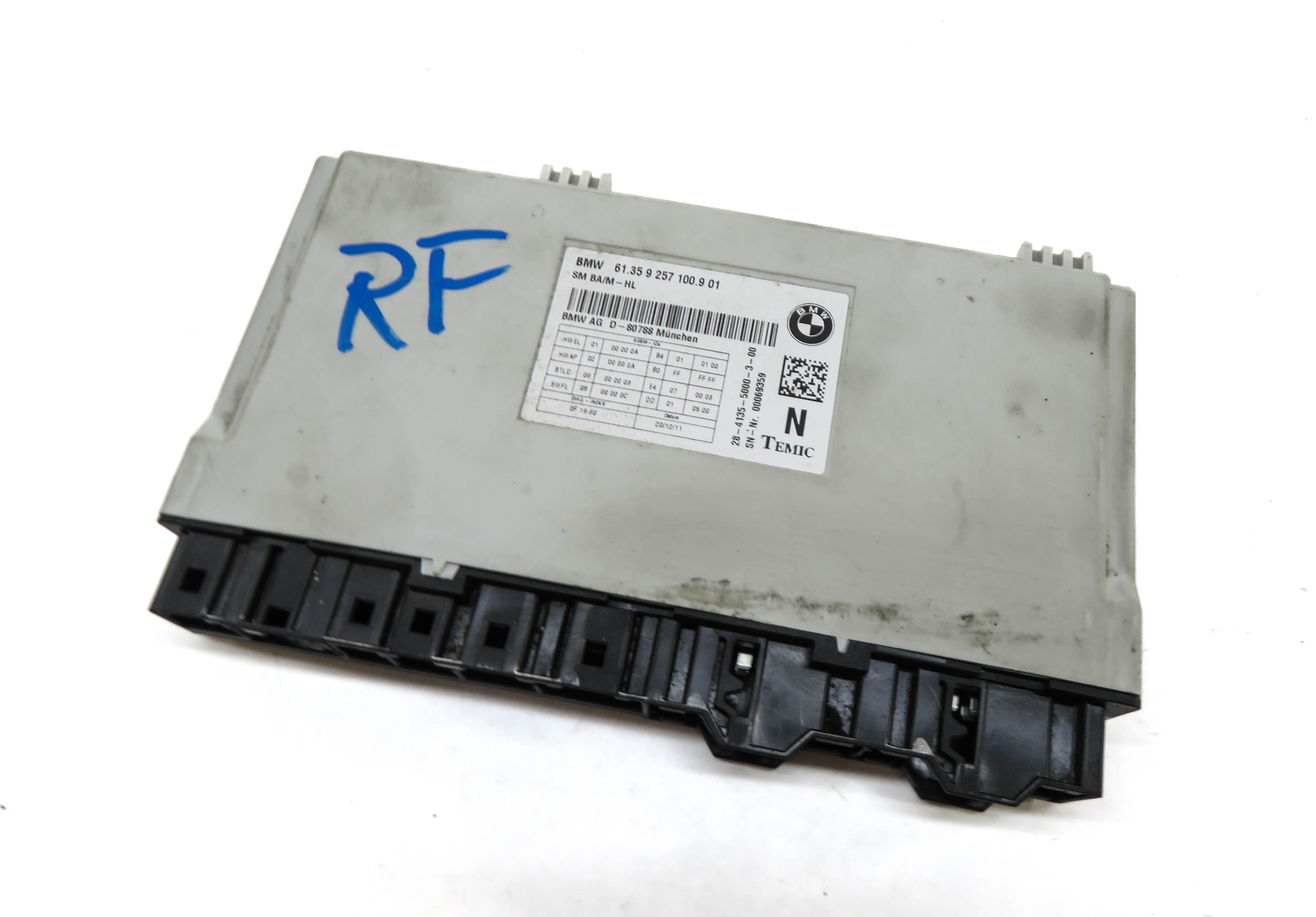 12-19 BMW 328i 335i 535i 550i 750i M5 M6 X3 X4 - RIGHT FRONT SEAT CONTROL MODULE — exact item pictured