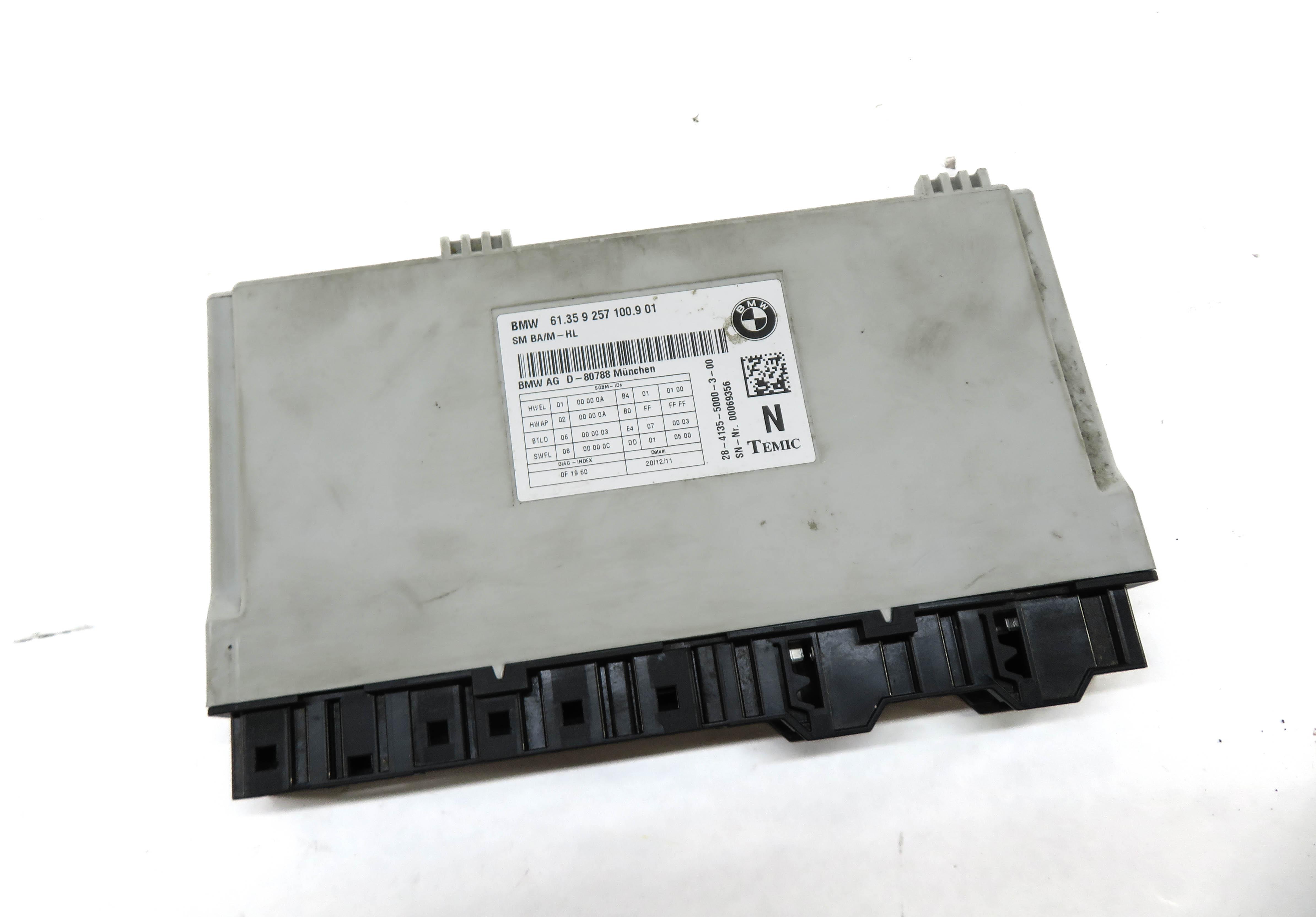 12-19 BMW 328i 335i 535i 550i 750i M5 M6 X3 X4 - LEFT FRONT SEAT CONTROL MODULE — exact item pictured