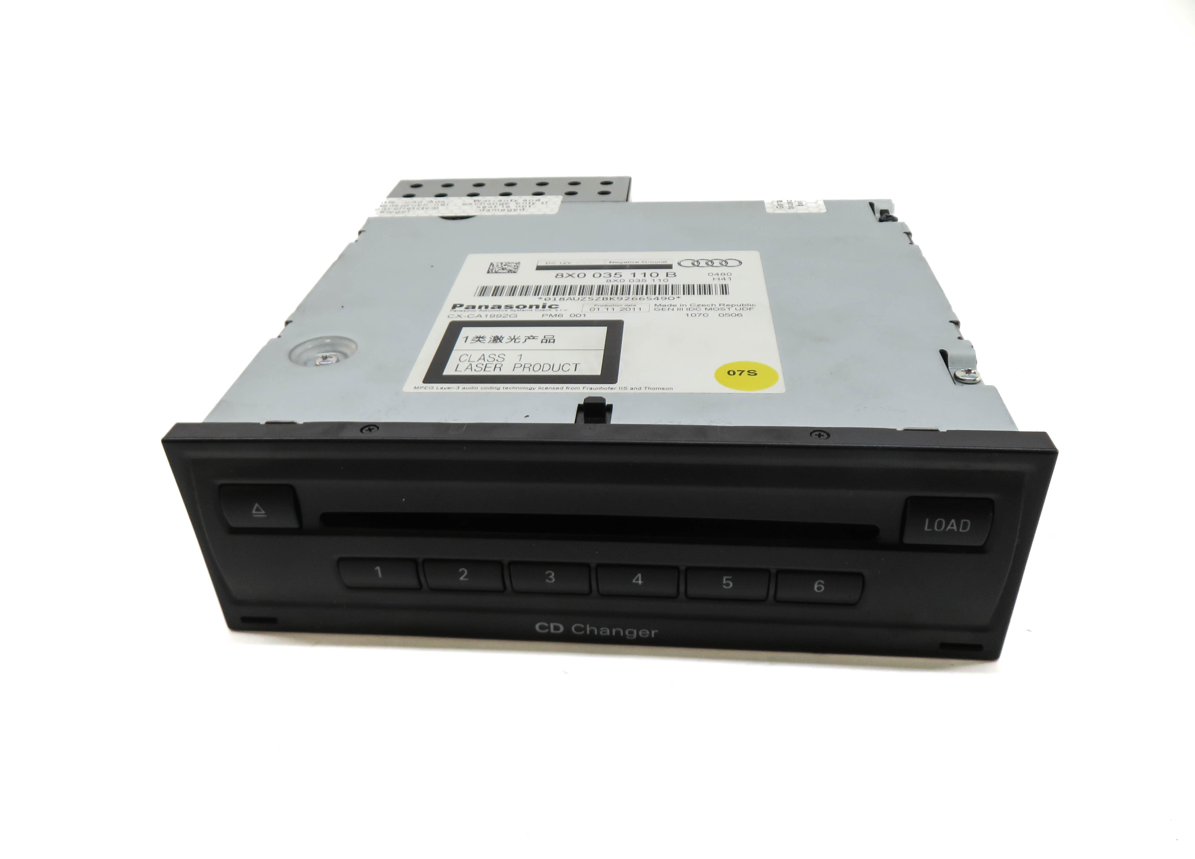 2012-2017 AUDI A5 S5 RS5 A7 S7 Q5 SQ5 (B8 8R C7 F5 4G8) STEREO 6-DISC CD CHANGER — exact item pictured
