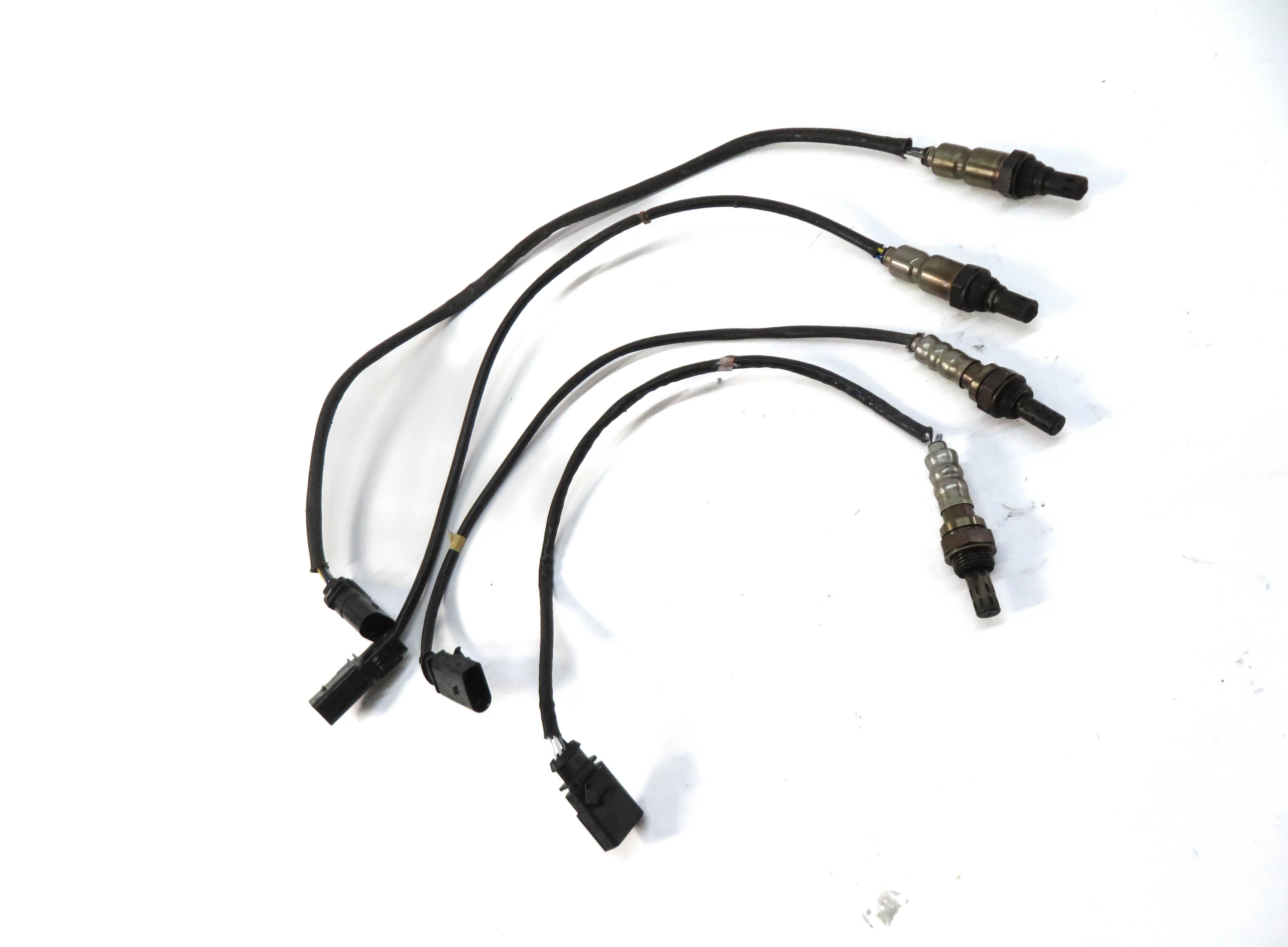 2013 AUDI A6 (C7) 3.0L PRE POST CAT O2 OXYGEN LAMBDA PROBE SENSOR SET-4 — exact item pictured