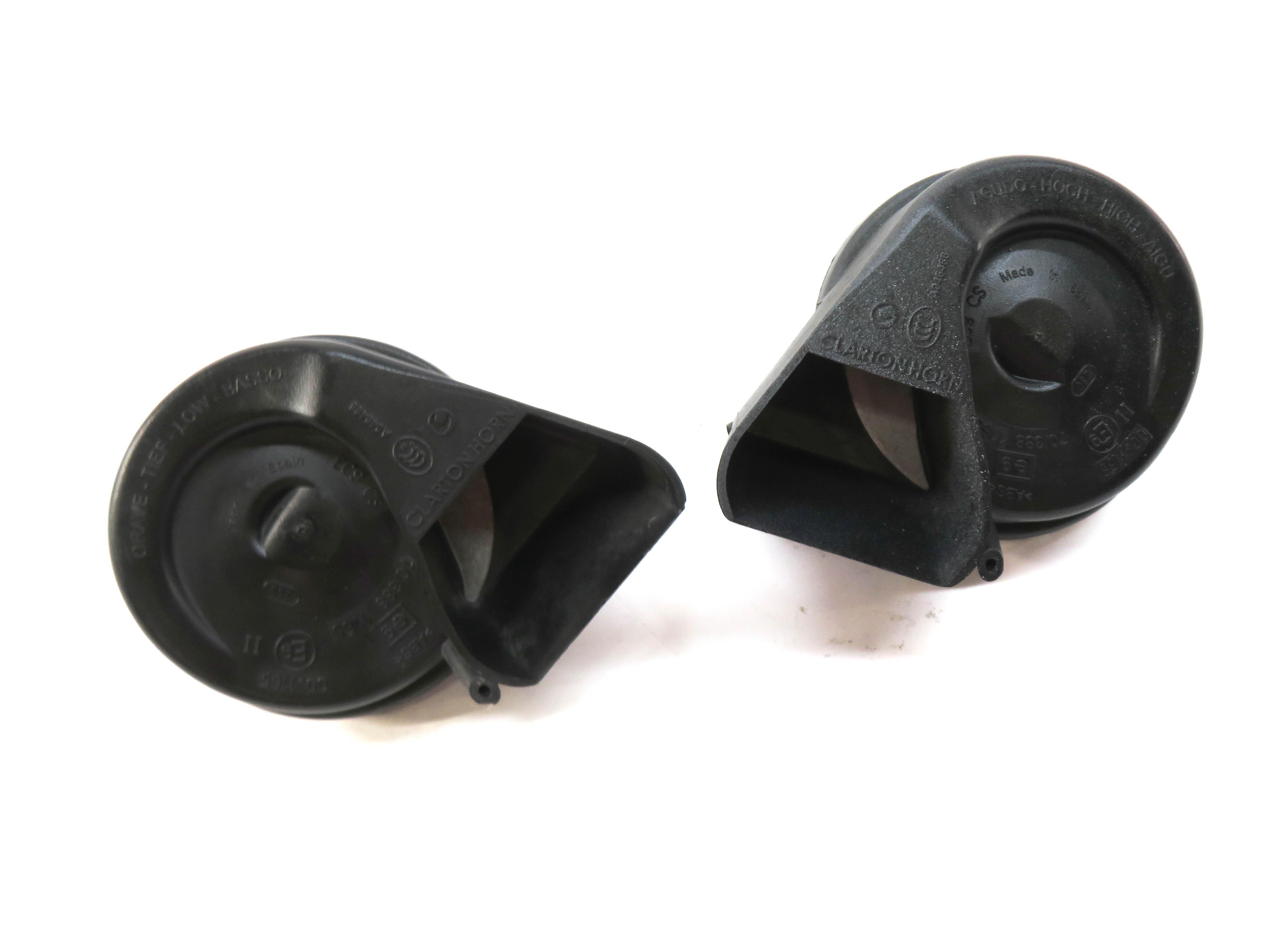 2012-2020 AUDI A6 S6 A7 S7 RS7 A8 S8 (C7 D4) HIGH & LOW TONE SAFETY HORN SET-2 — exact item pictured