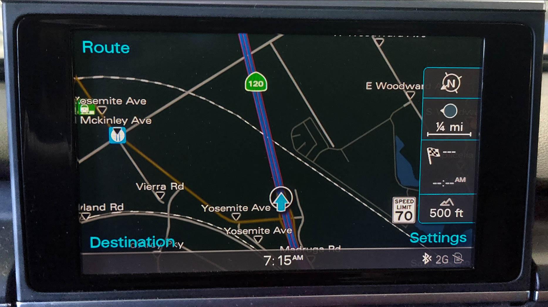 2012-2015 AUDI A6 S6 A7 S7 (C7) RADIO STEREO PHONE GPS NAVIGATION DISPLAY SCREEN — exact item pictured