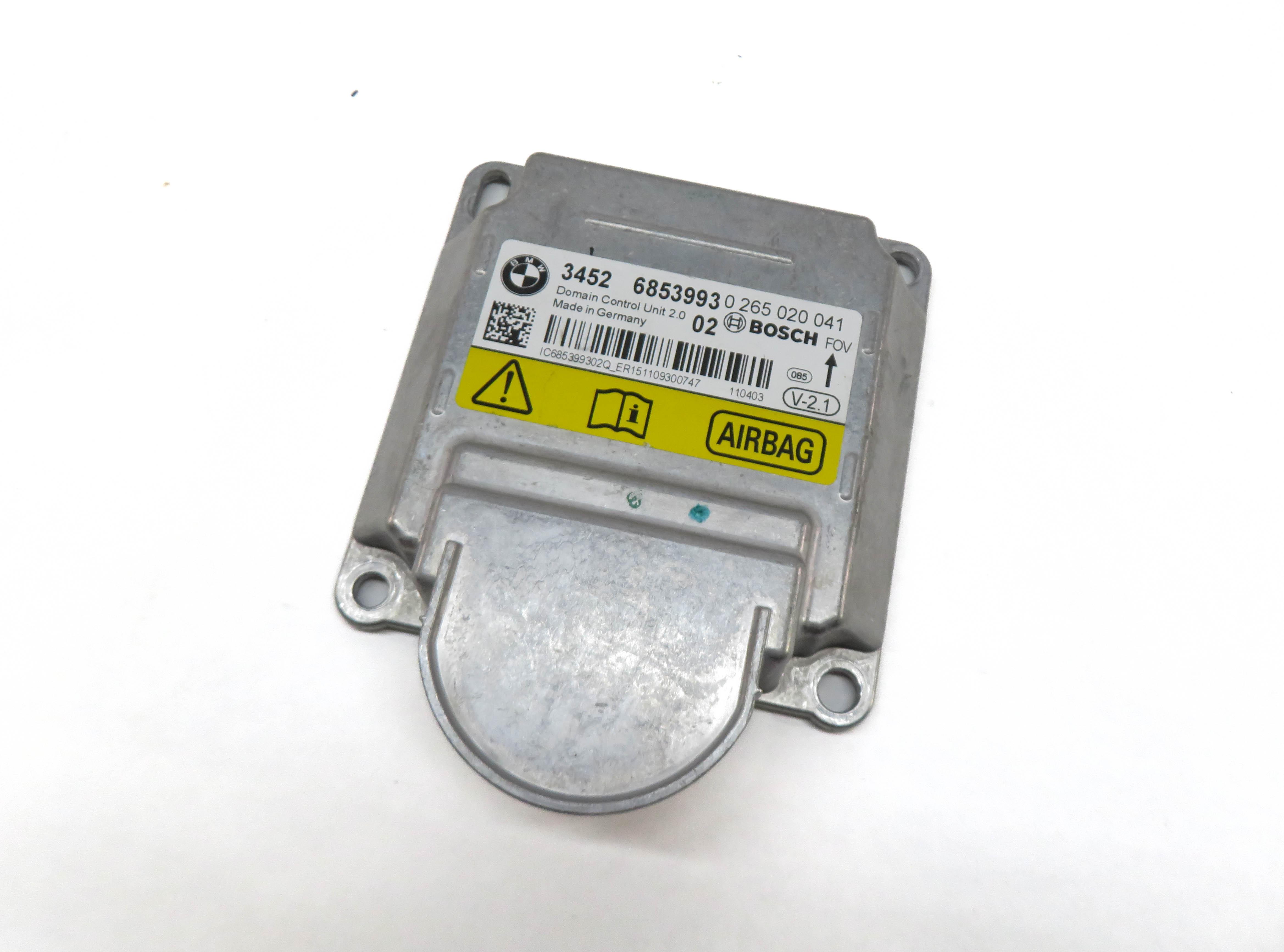 12-21 BMW 2 3 4 5 6 7 X3 X4 X5 X6 (F22 F30 F32 F10 F15 F16 F85) SRS BAG MODULE — exact item pictured