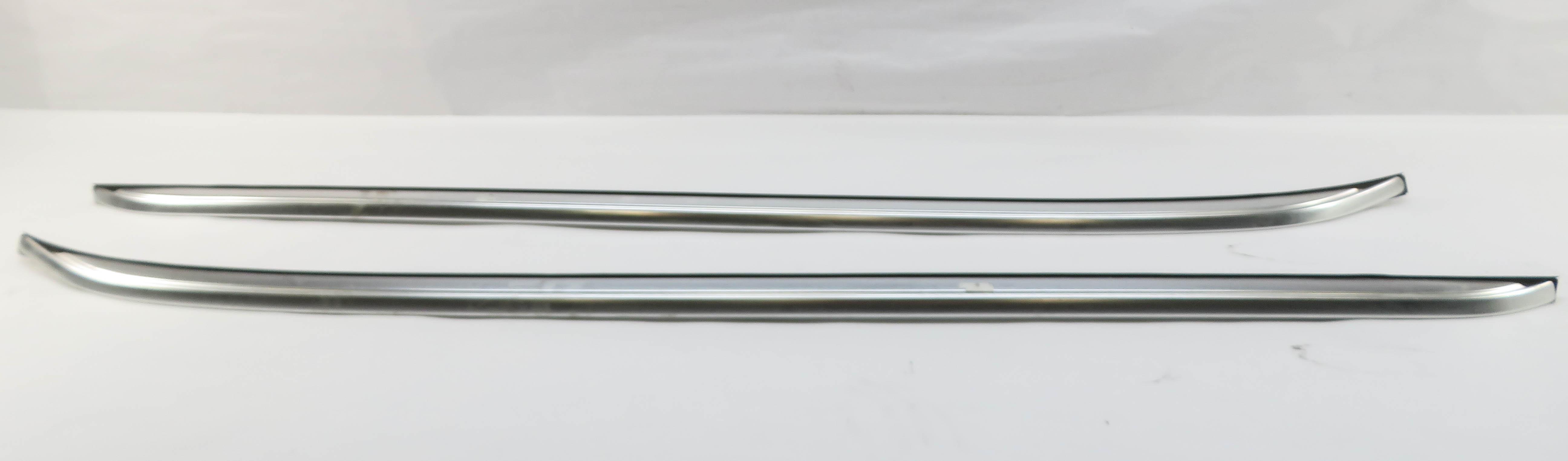 2011 BMW X3 (F25) LEFT & RIGHT ROOF RACK RAIL SET-2 (Metal / Silver finish) — exact item pictured