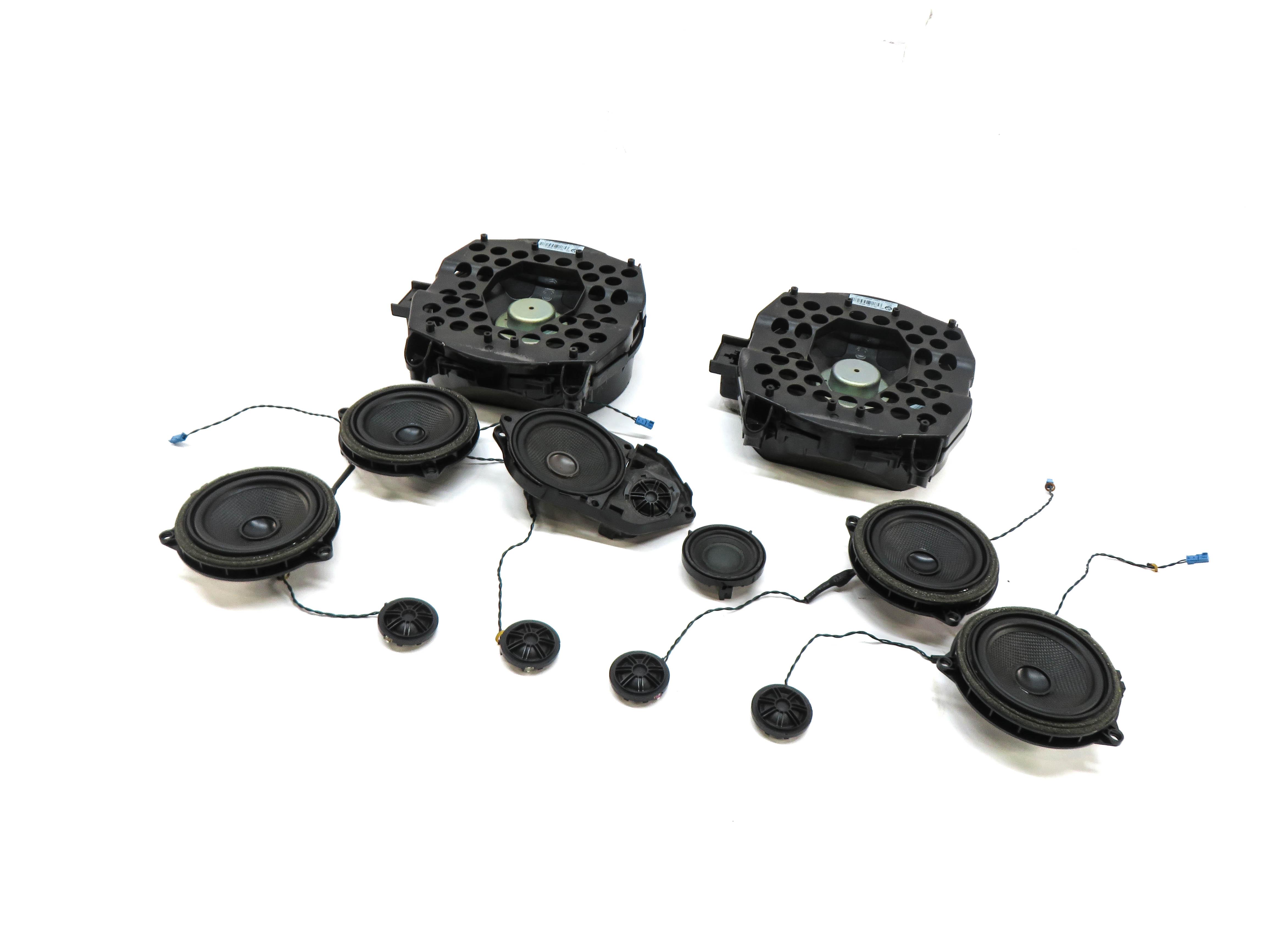 2011 BMW X3 (F25) RADIO STEREO AUDIO SUB SUBWOOFER TWEETER SPEAKER SET-12 — exact item pictured